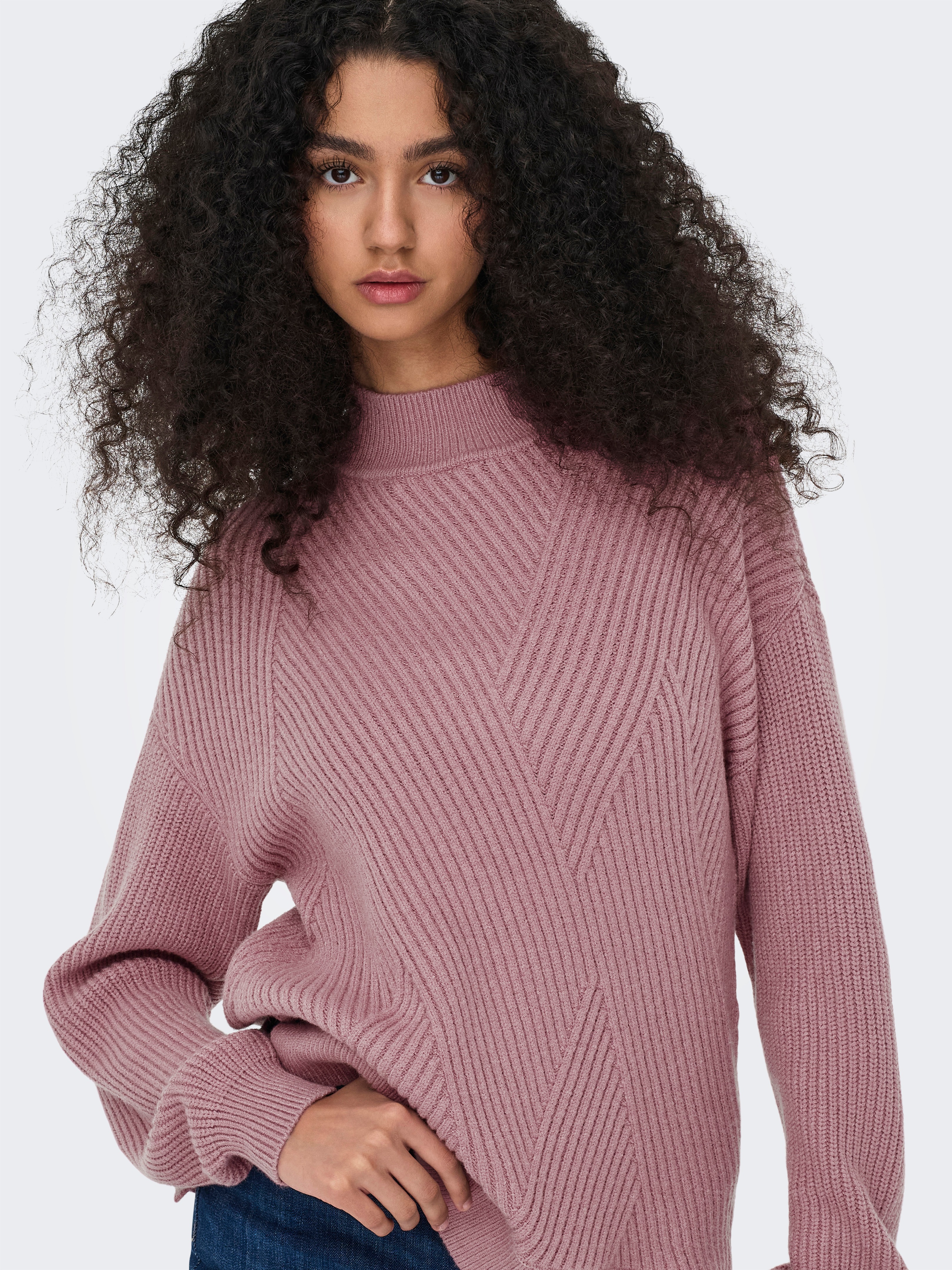 Thumbnail - ONLY Strickpullover "ONLNELI LS HIGHNECK RIB PULLOVER EX KNT"