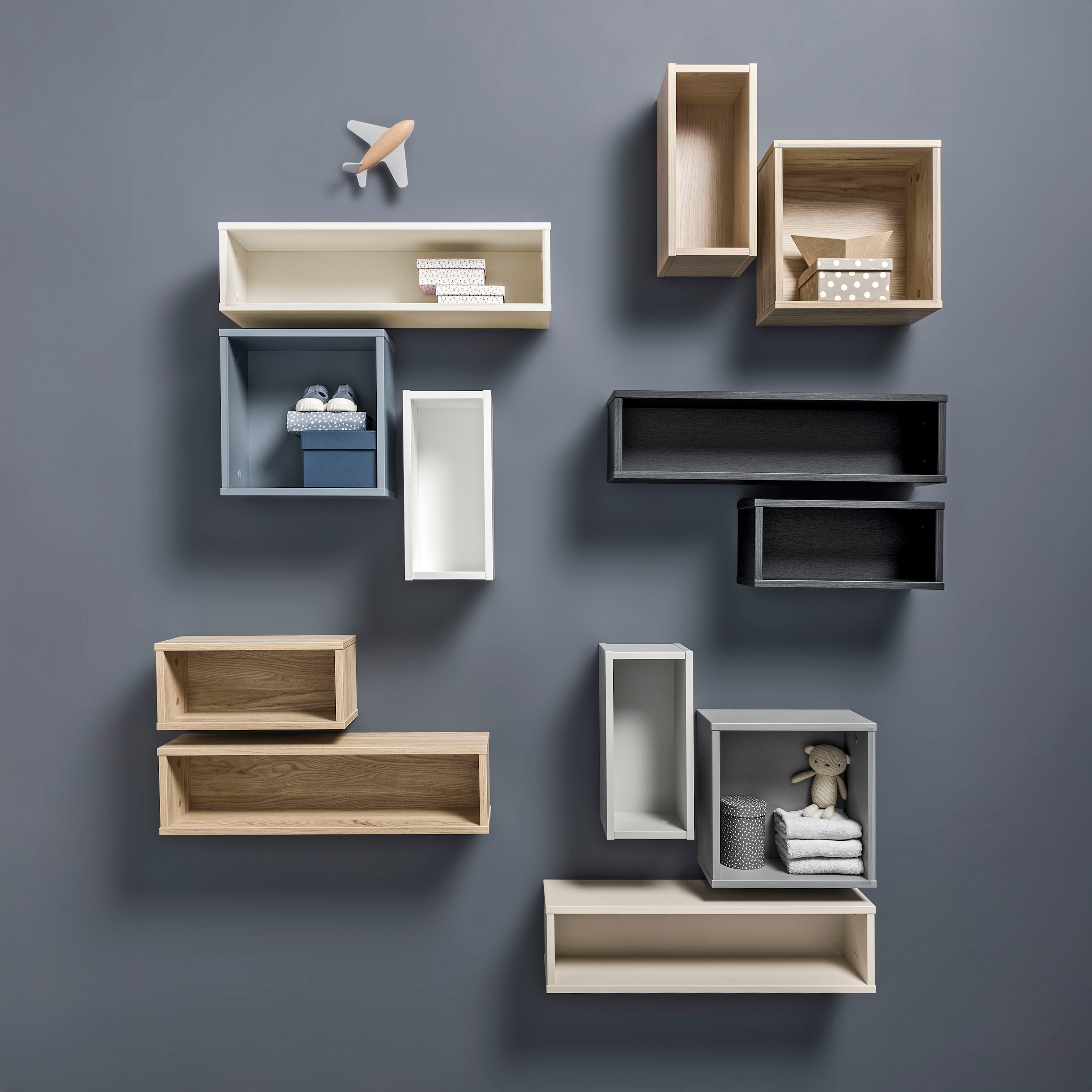 PAIDI Wandregal »Wandbox Q«, viele Farbvarianten