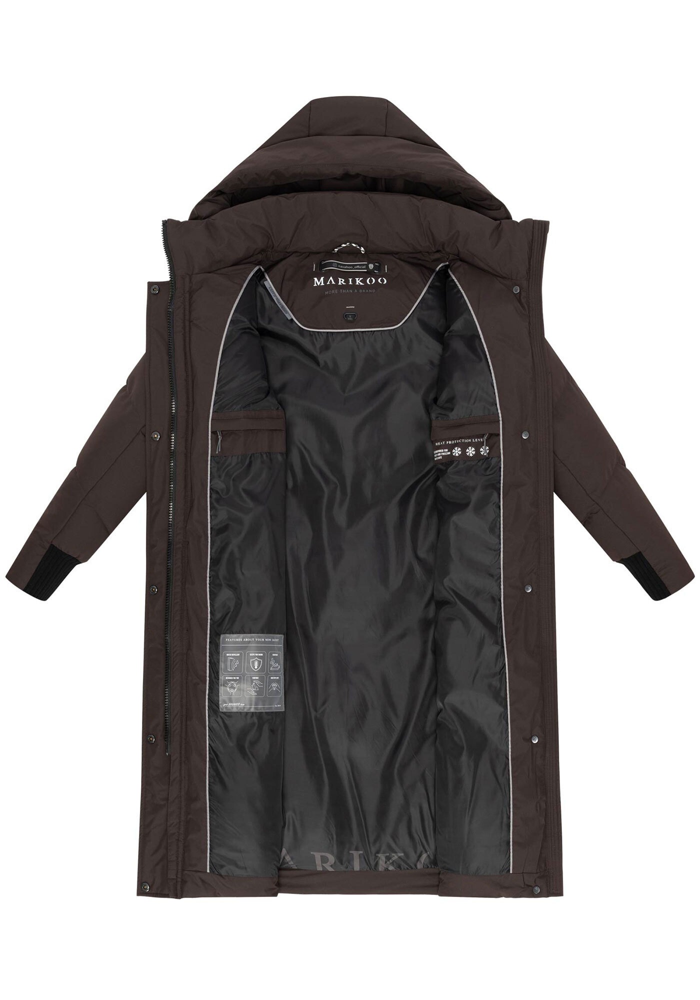 Marikoo Winterjacke »Teonaa« Figurbetonte Passform mit moderner Steppung