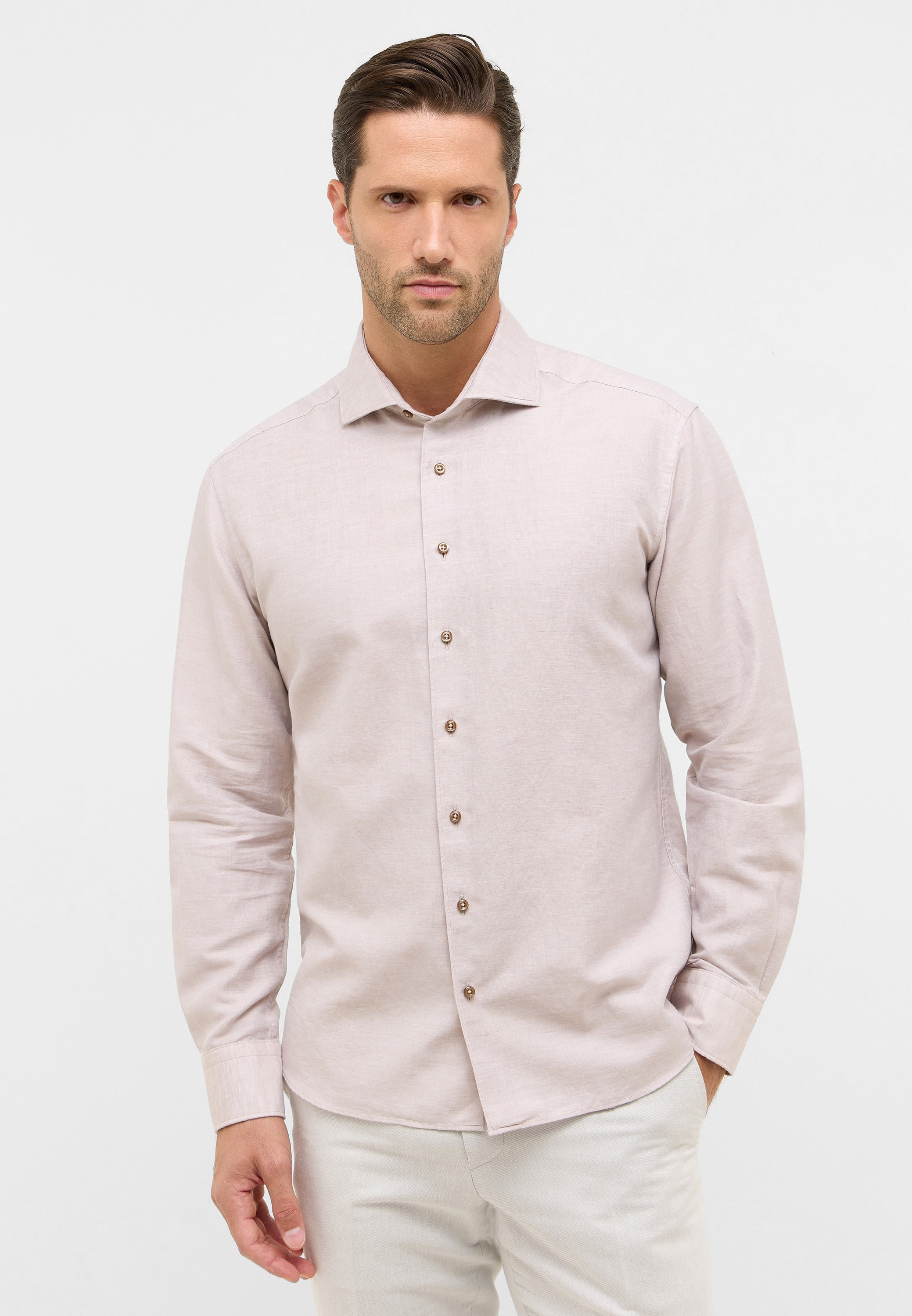 Eterna Langarmhemd "MODERN FIT", EASY IRON (bügelleicht) günstig online kaufen