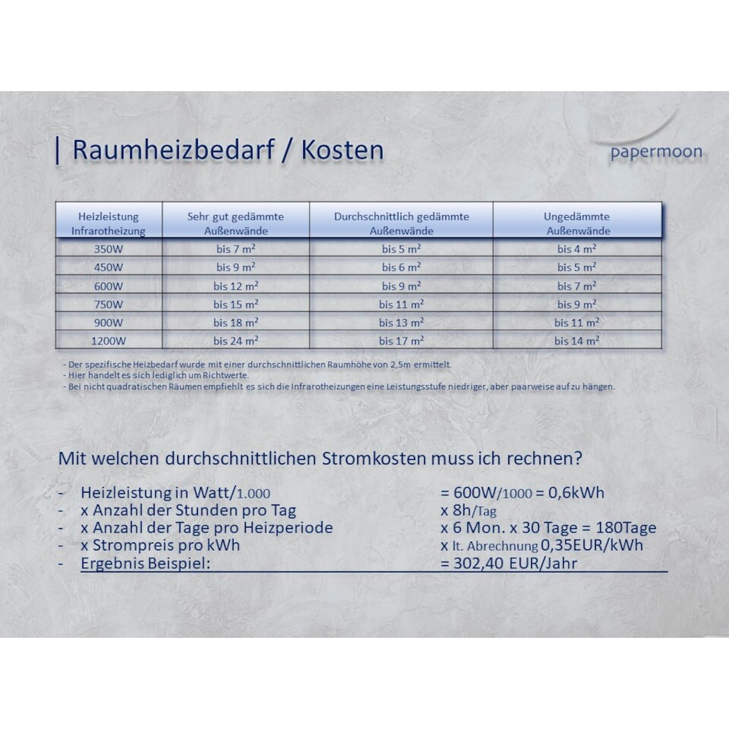 Papermoon Infrarotheizung »Palmenstrand«