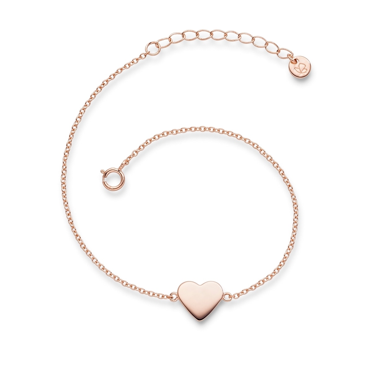 Damen Gliederarmband "X963", Silber 925 (Sterlingsilber)roségold, GLANZSTÜCKE MÜNCHEN, Silber 925 (Sterlingsilber), Armbänder, aus Sterling Silber