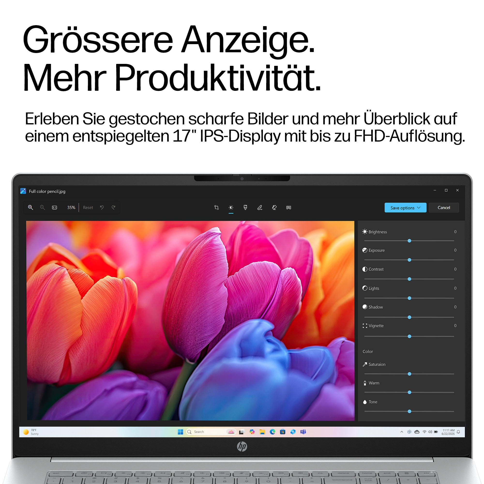 HP Notebook »OmniBook 3 17-dg0055ngx« 43,9 cm / 17,3 ″ Intel Ultra 5 Intel Graphics 512 GB SSD