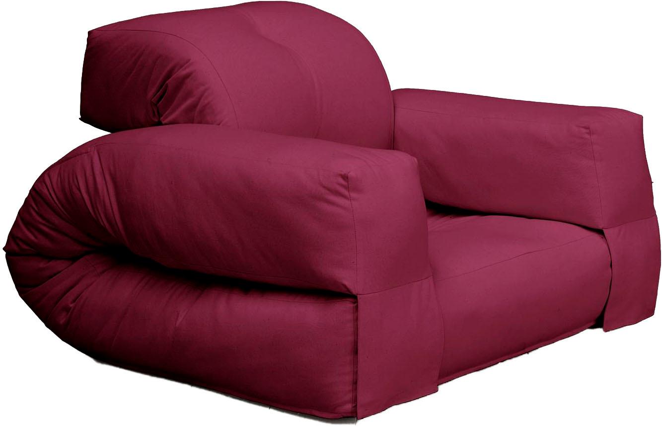 Karup Design Schlafsofa "Hippo - bequemer & hochwertiger Futonsessel mit Schlaffunktion" Skandinavisches modernes Design. Schnell zum Gästebett umklappbar