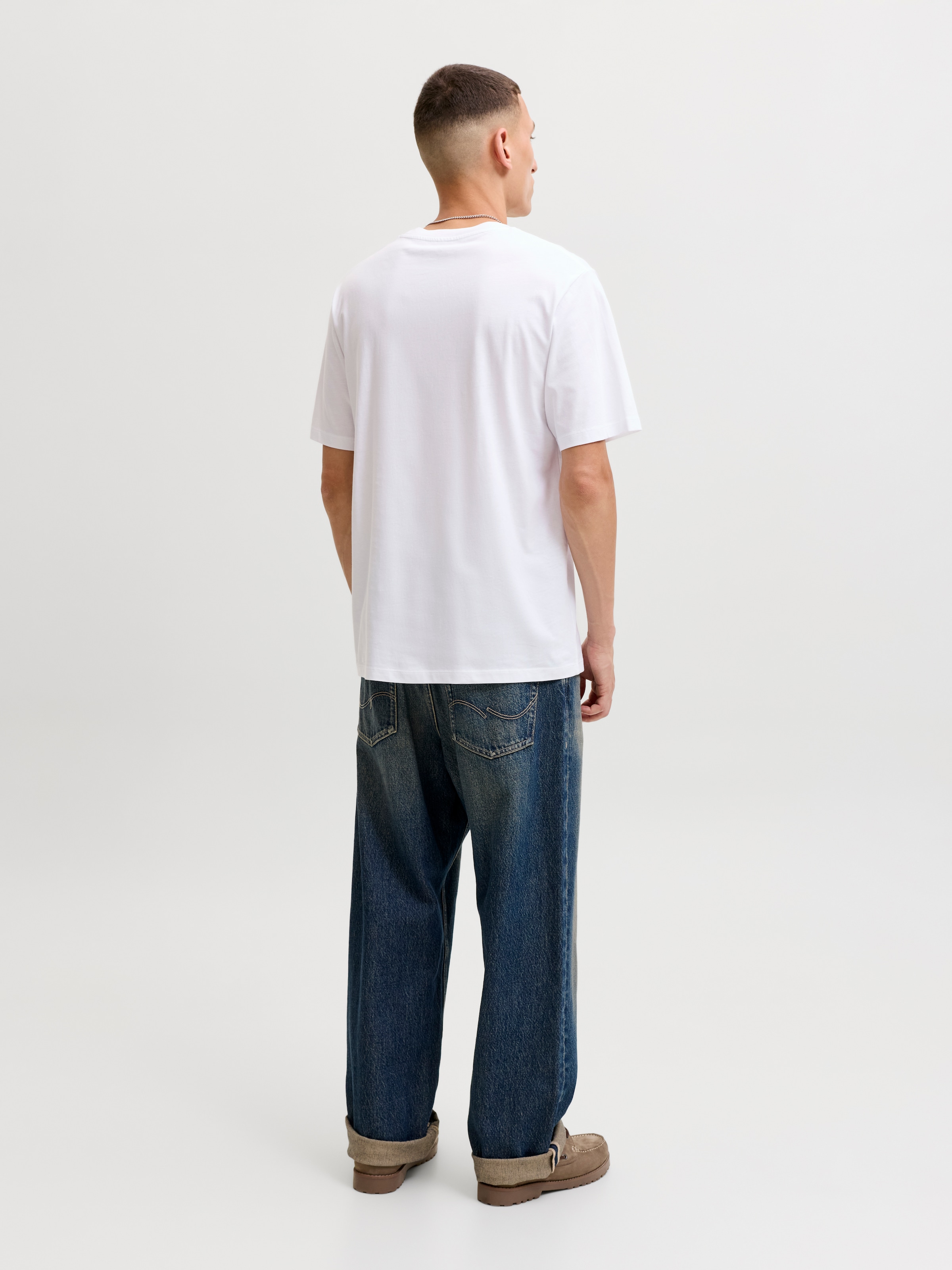 Jack & Jones T-Shirt »JPRBLUTHOR SS TEE FST 4PK MP« Packung, 4 aus Baumwolle, gerader Schnitt