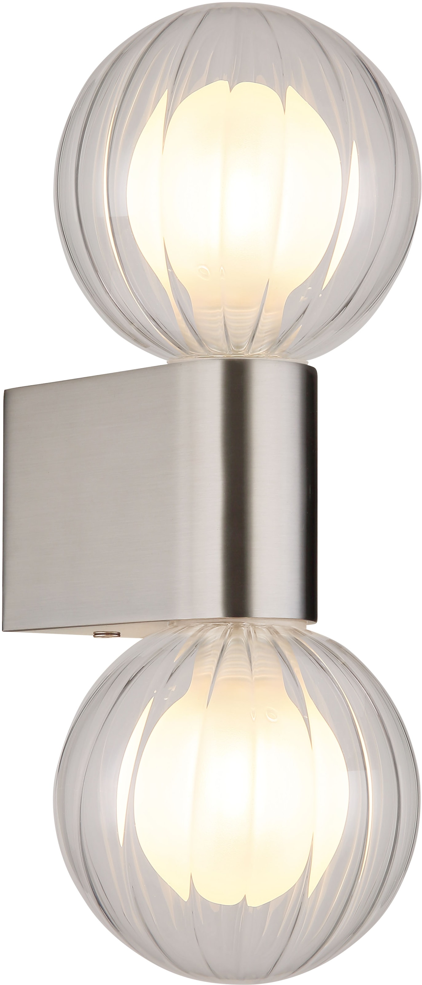 GLOBO LIGHTING Wandleuchte »ANDER«, Leuchtmittel G9 | ohne Leuchtmittel, Wandlampe/Spot/Glas klar/Wohnzimmer/Flur/3000K/IP44/Kugel