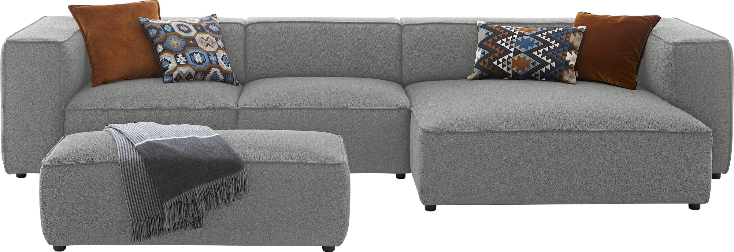 W.SCHILLIG Hocker »around-the-block« mit eleganter Biese