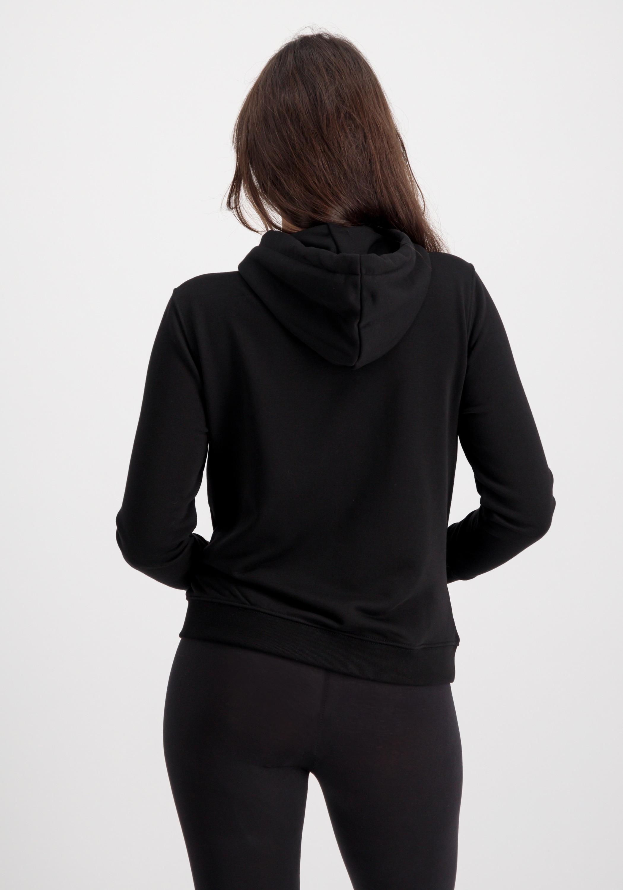 Alpha Industries Hoodie »New Basic Hoodie Wmn Foil Print Kapuzensweatshirt«