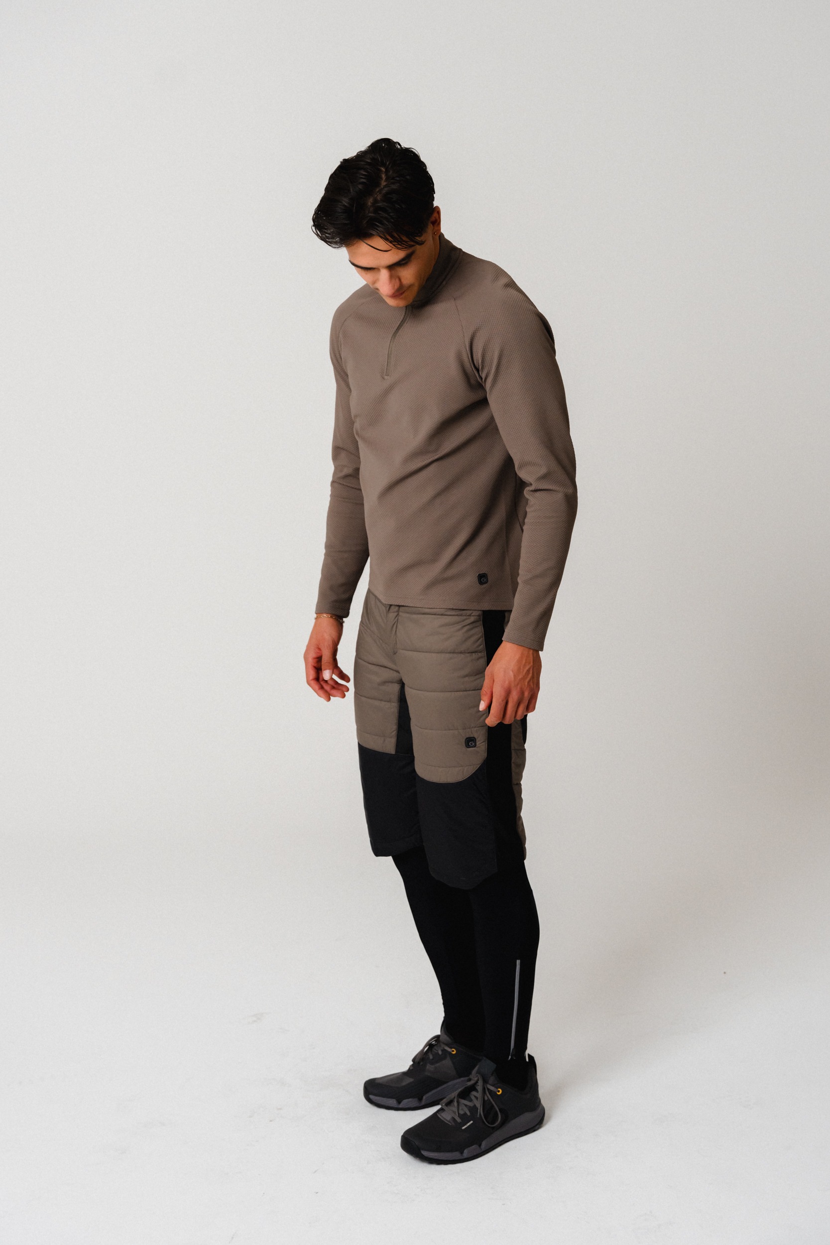 Gonso Radtrikot »Essential Jersey Longsleeve Therm M« Herren Radtrikot half-zip, langarm Trikot, Semi Fit