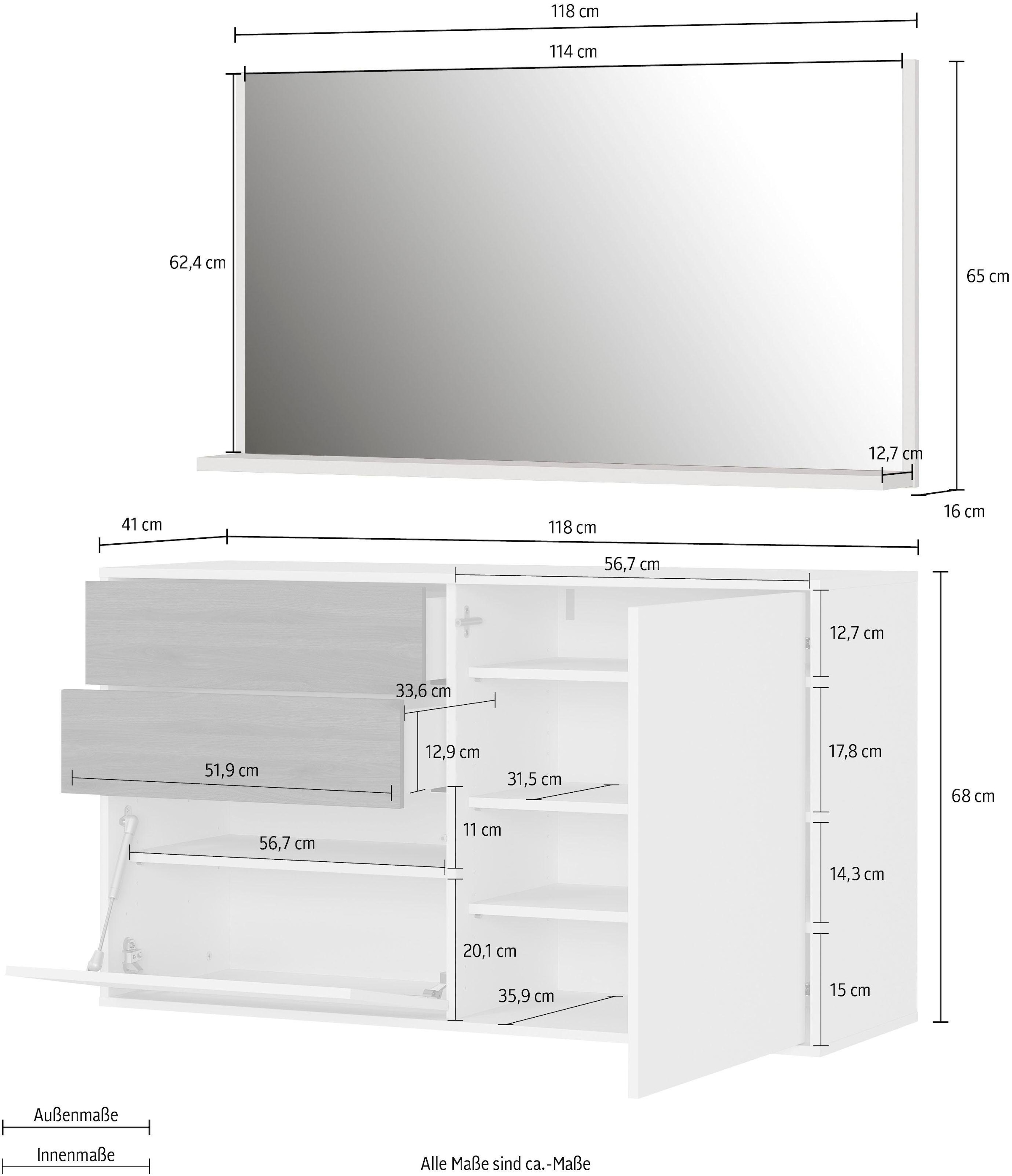 (Set, Garderoben-Set 2 »GW-Madeo«, BAUR | St.) GERMANIA kaufen