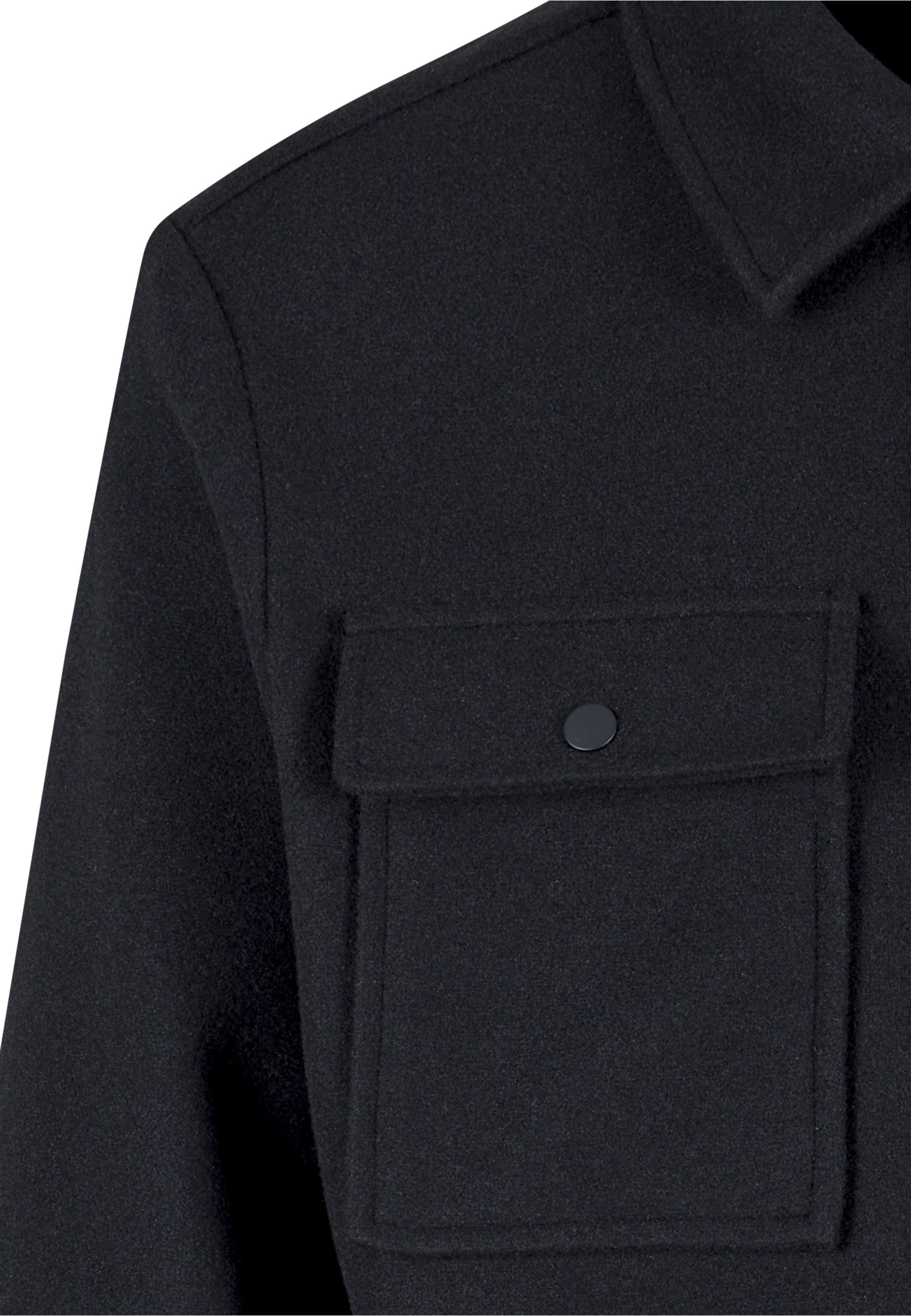 URBAN CLASSICS Kurzmantel »Urban Classics Herren Plain Overshirt«