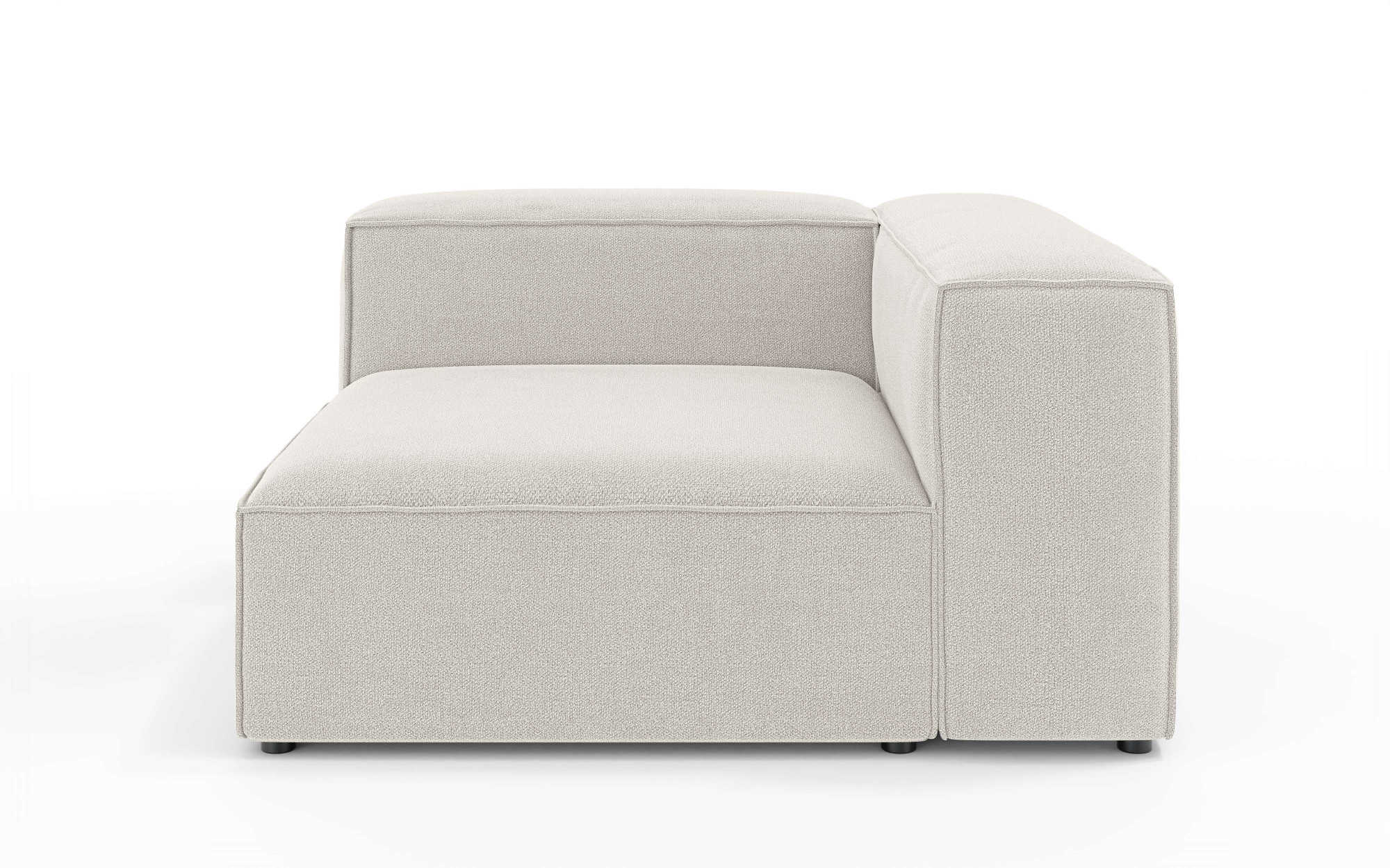 OTTO home Ottomane "HAILY links/rechts bestellbar, Loungemöbel, Maße B/T/H: 130/130/72 cm" als Modul oder separat verwendbar, für individuelle Zusammenstellung