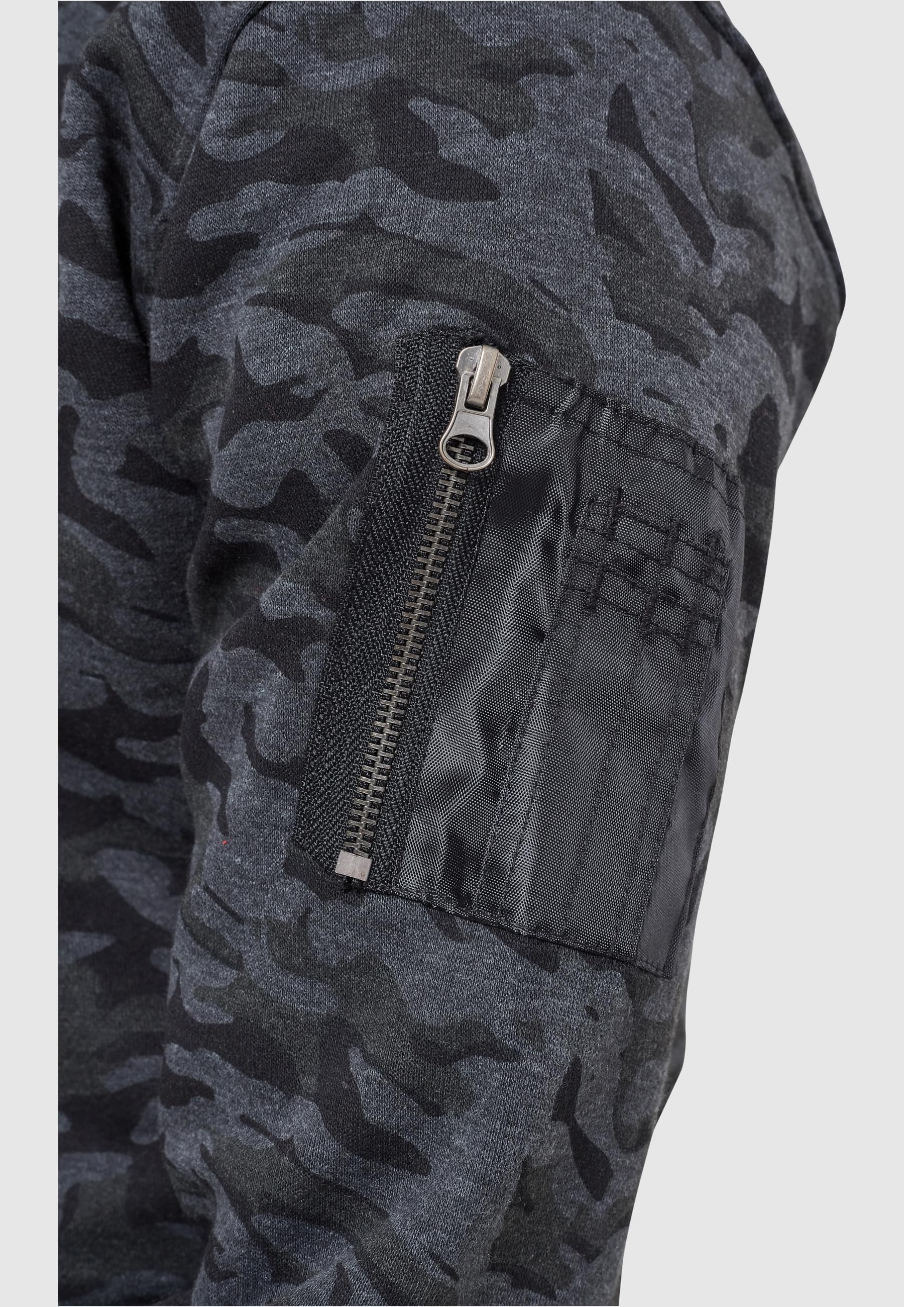 URBAN CLASSICS Sweatshirt »Urban Classics Herren Sweat Camo Bomber Hoody«, (1 tlg.)
