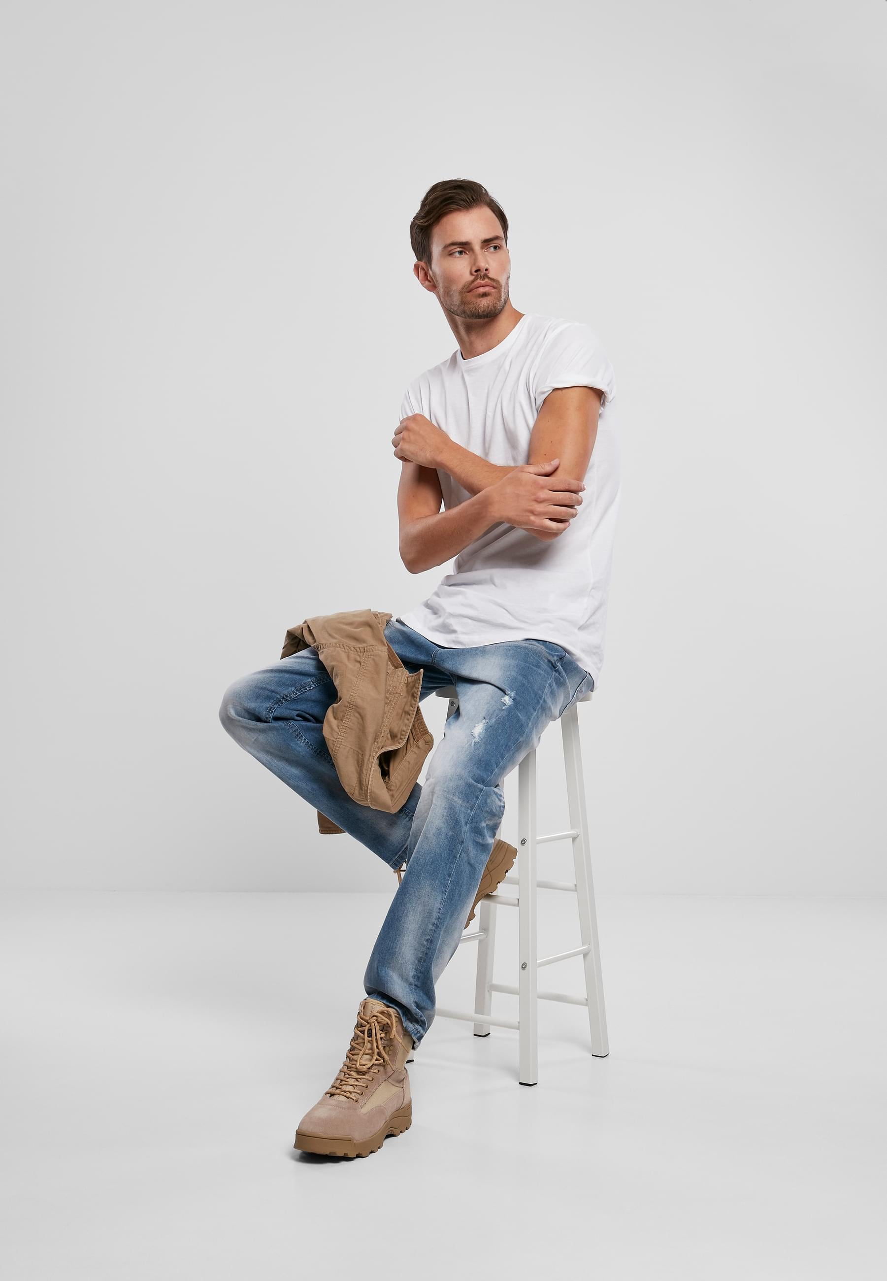 Brandit Bequeme Jeans »Brandit Herren Will Washed Denim Jeans«, (1 tlg.)