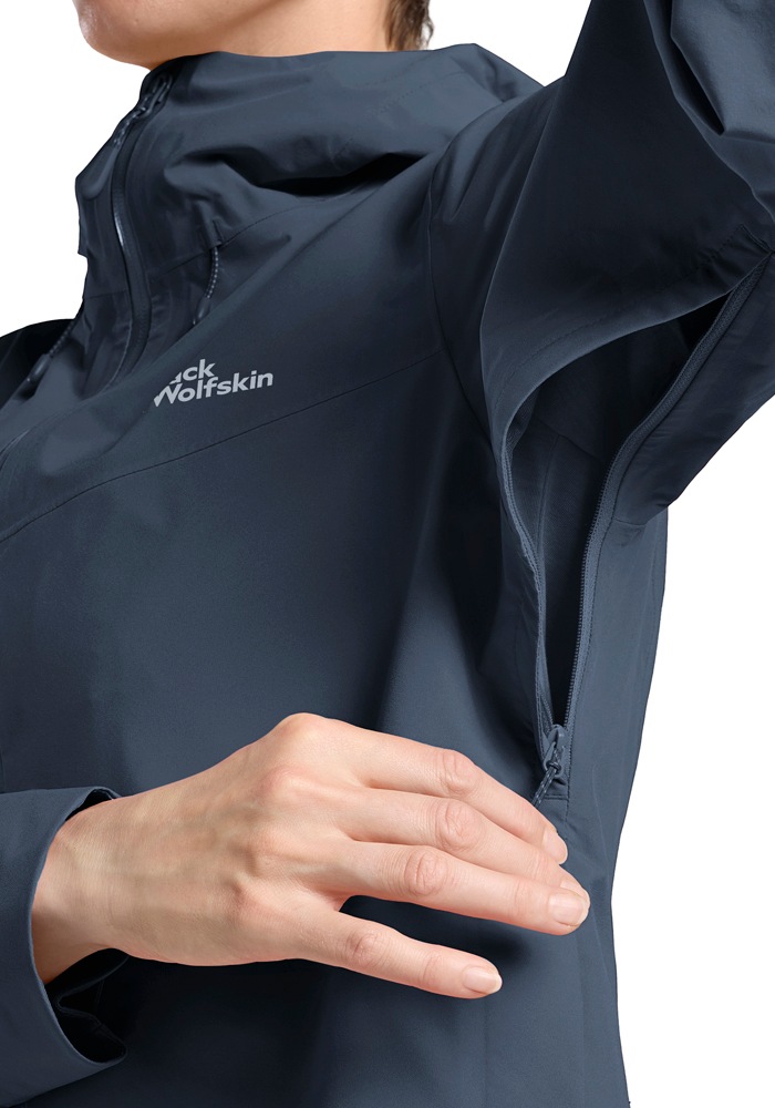 Jack Wolfskin Funktionsjacke »HIGHEST PEAK 3L JKT W«, mit Kapuze