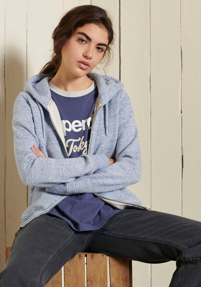 Superdry Kapuzensweatjacke, mit Kapuze und Reißverschluss online bestellen  | BAUR