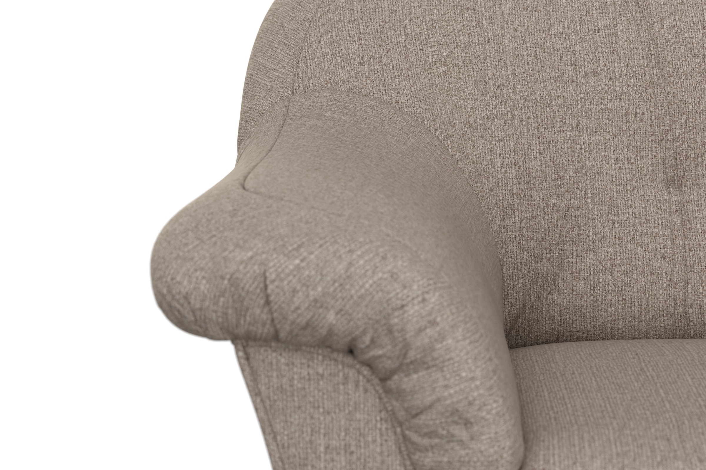 DOMO collection Ecksofa »Pegnitz, elegante Rückensteppung, kompakte Stellmaße 238/141cm, L-Form«, wahlweise mit Bettfunktion