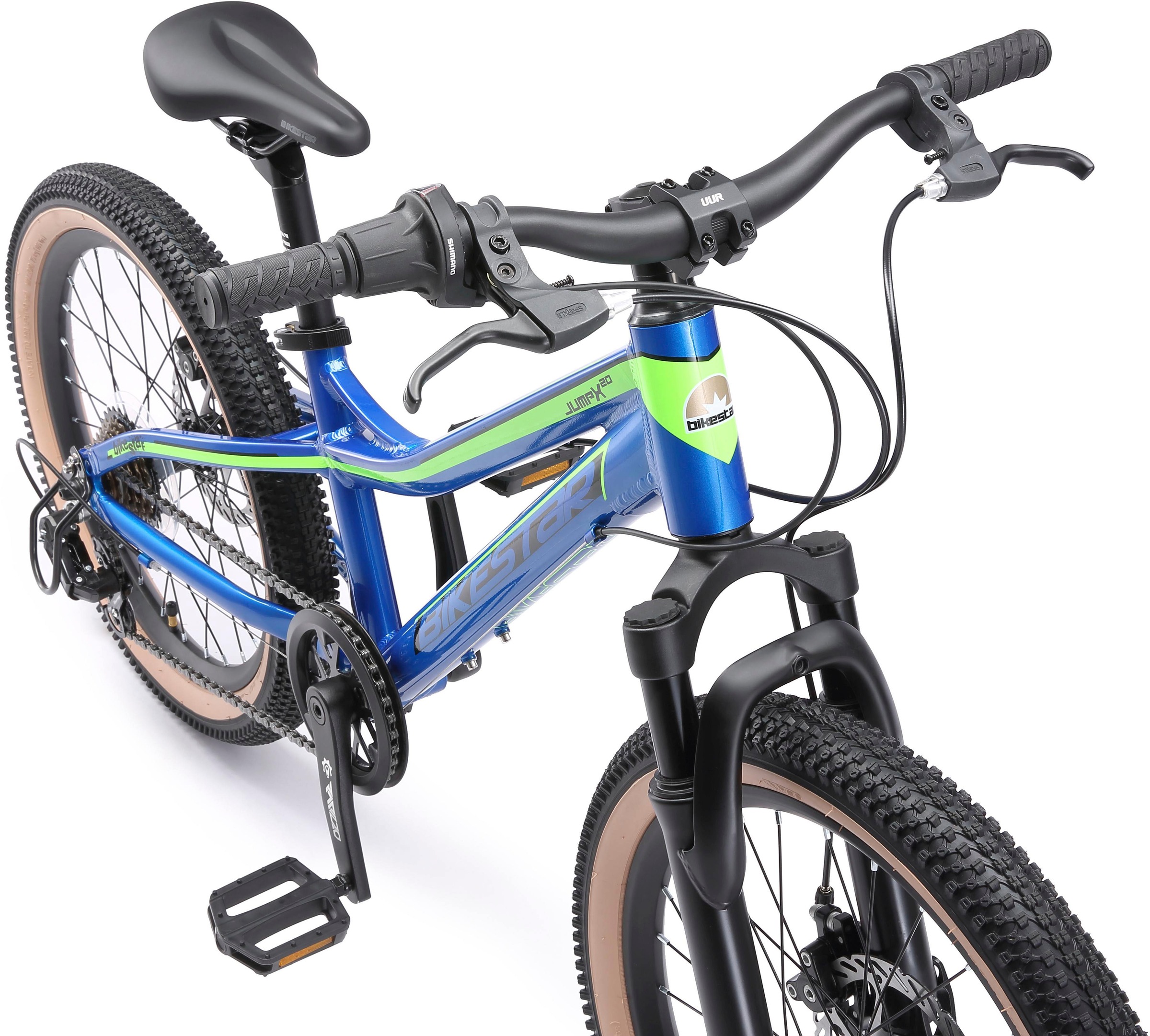 Bikestar Jugendfahrrad, 7 Gang, Shimano, RD-TY300 Schaltwerk, Kettenschaltung
