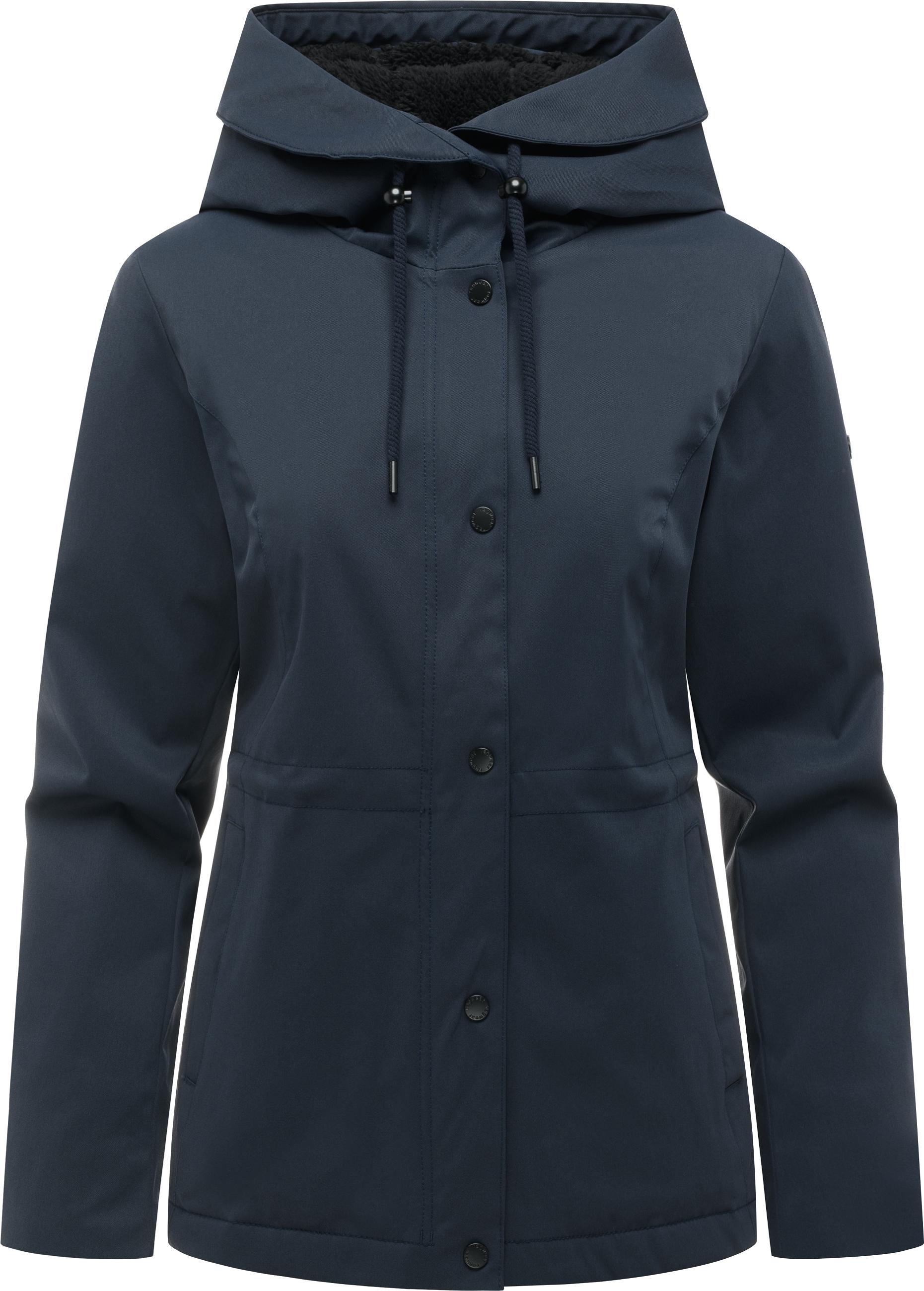 Ragwear Outdoorjacke "Padmini B Y" mit Kapuze Wasserdichte Übergangsjacke mit Taillenzugkordel