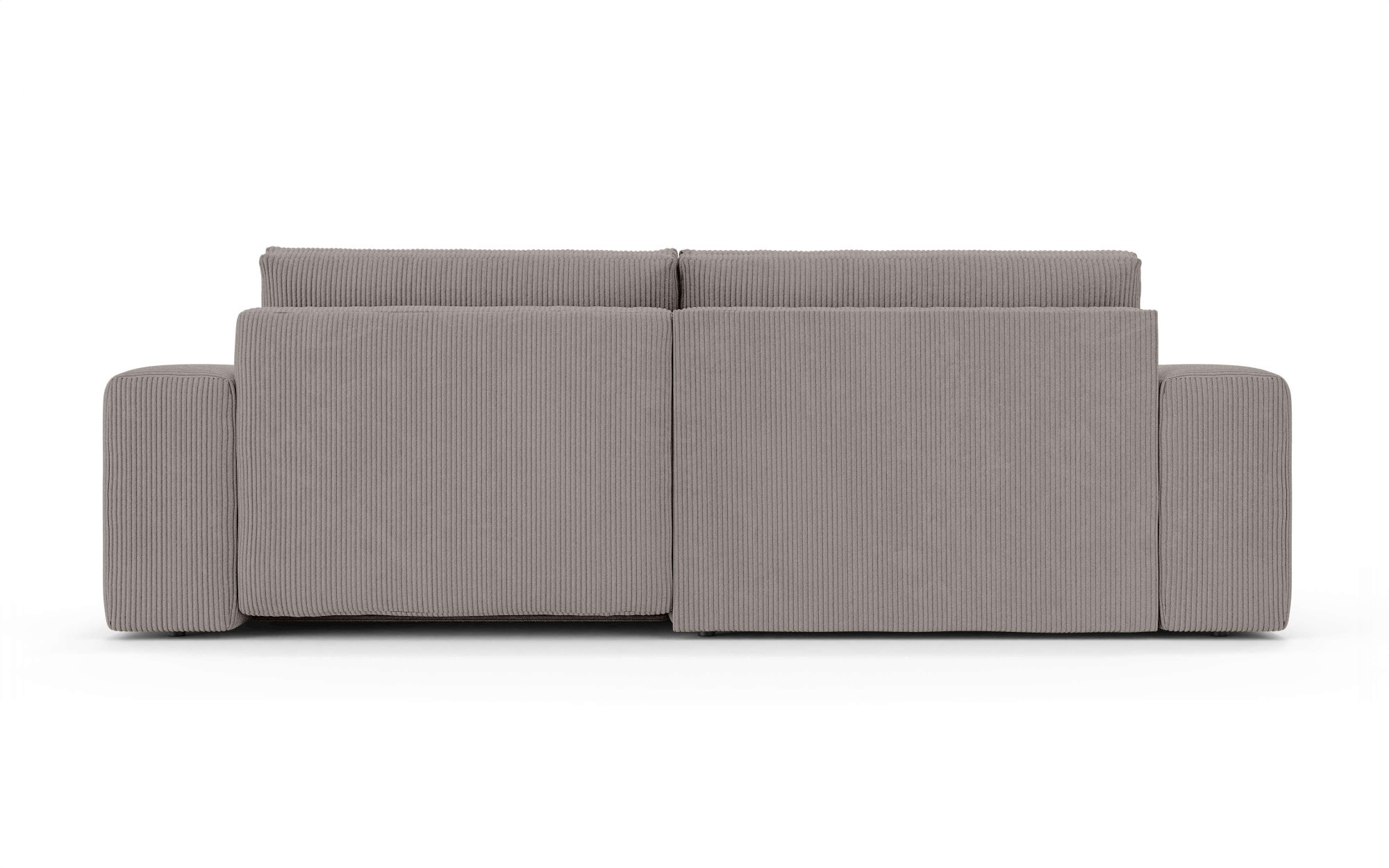 OTTO home Ecksofa »MATTS Schlafsofa mit Bettkasten, Maße B/T/H: 265/159/89 cm«, L-Form mit Recamiere rechts oder links, hoher Sitzkomfort