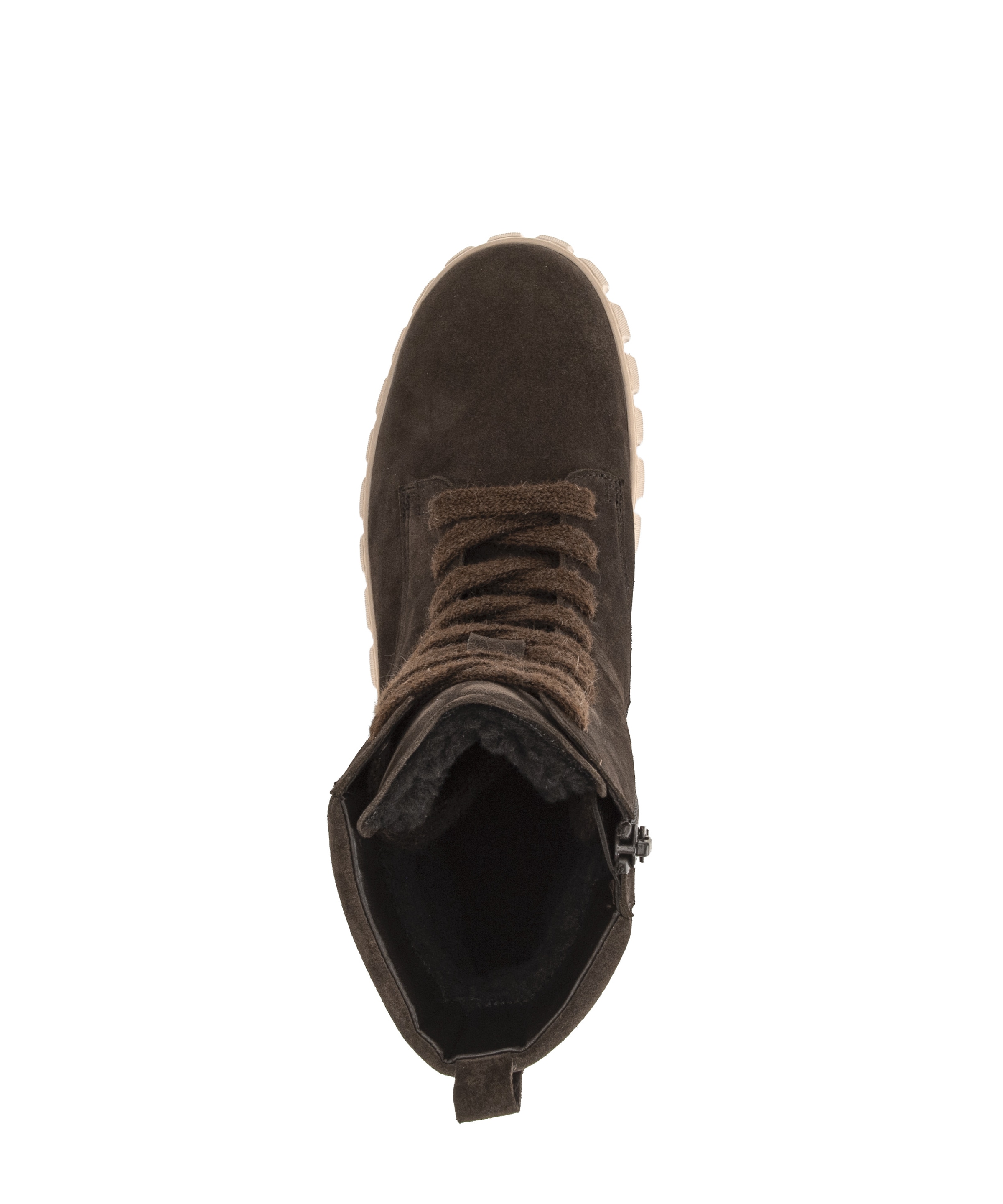 Gabor Schnürboots  Schnürstiefelette mit gepolstertem Schaftrand, G-Weite