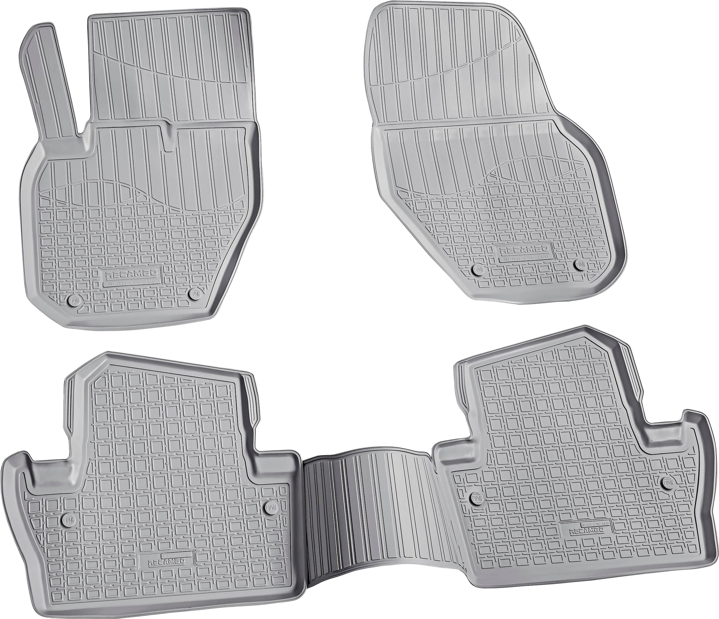 RECAMBO Passform-Fußmatten »CustomComforts«, Volvo, V60, - auf 2010 | perfekte I 4 (Set, St.), Raten 2018, Passform BAUR