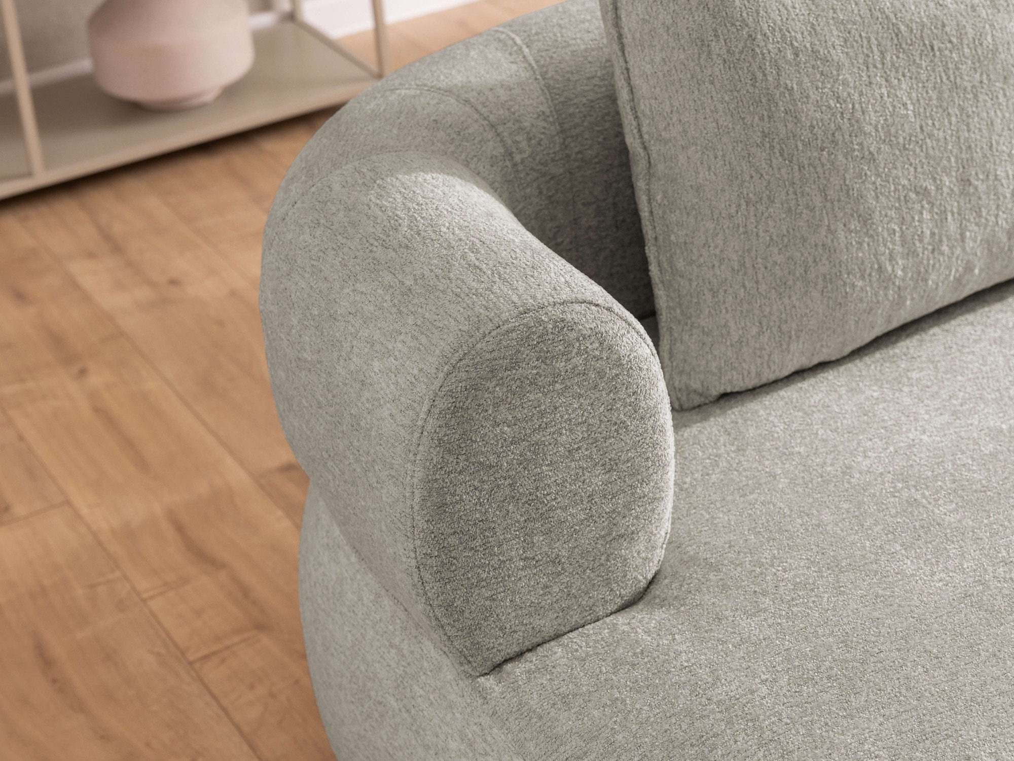 Home affaire XXL-Sessel »LUSSAC Loveseat extra tief, große Sitzfläche, Maße B/T/H: 123/158/78cm« hoher Sitzkomfort und modernes Design, Sofa ohne Bettfunktion