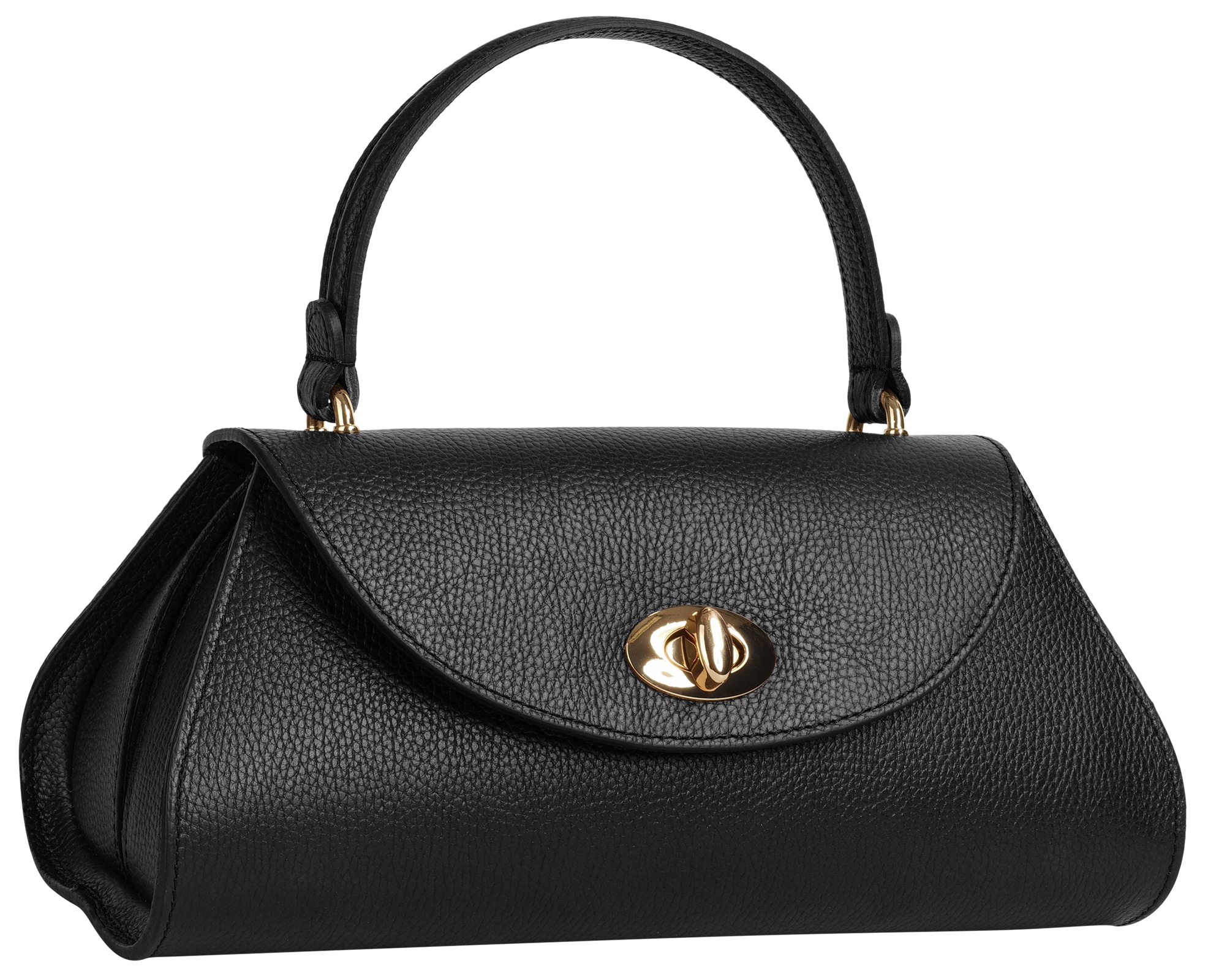 forty° Henkeltasche »FORTY° Damen LUNAVIVA echt Leder, Made in Italy« echt Leder, Made in Italy