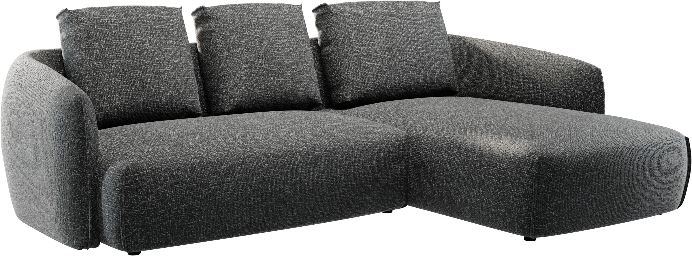 Thumbnail - Guido Maria Kretschmer Home&Living Ecksofa "Shawn Designsofa mit elegant geschwungen Armlehnen, L-Form", bequem, organis...