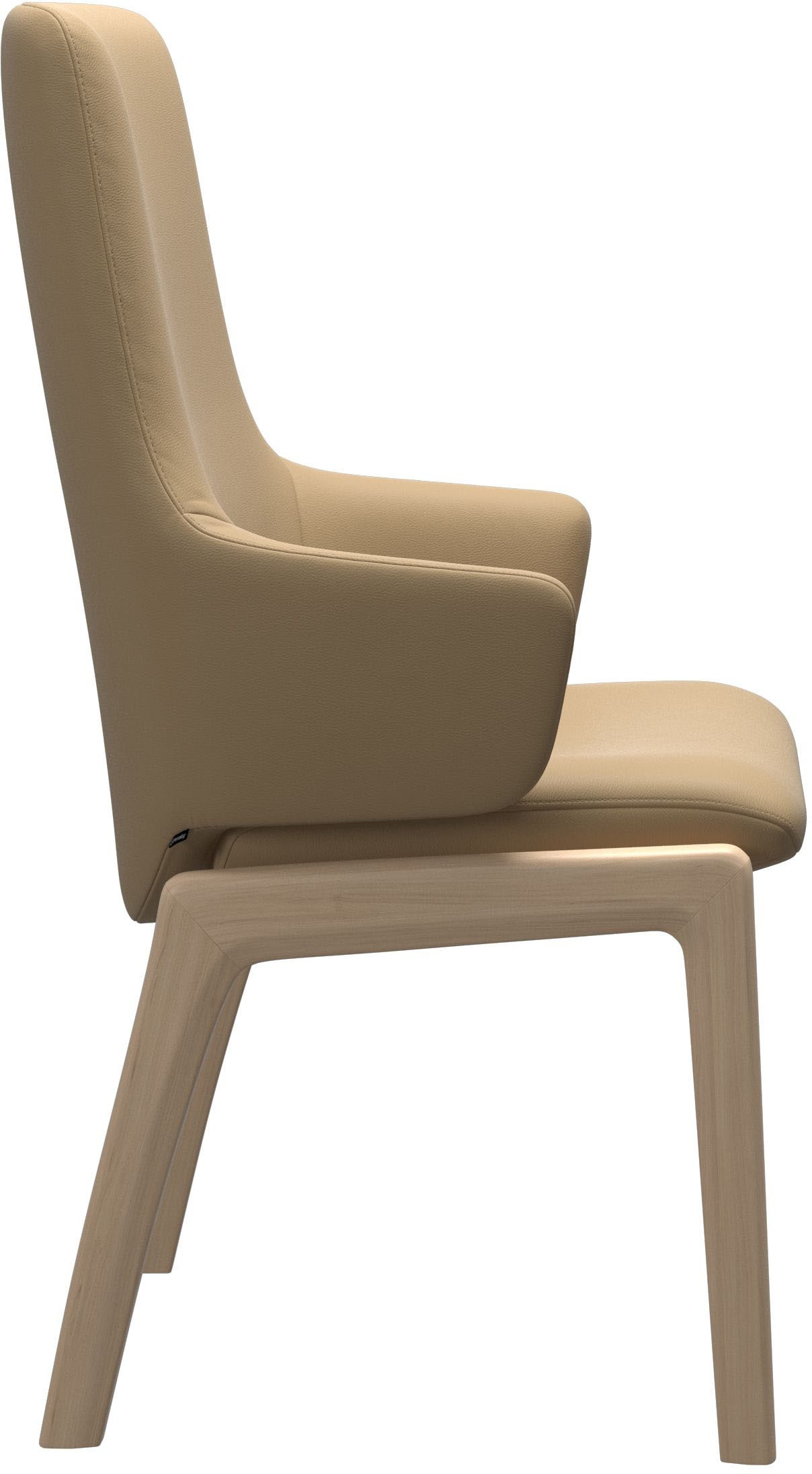 Stressless® Polsterstuhl »Laurel«, Leder PALOMA, High Back mit Armlehne, Größe L, mit abgerundeten Beinen in Walnuss