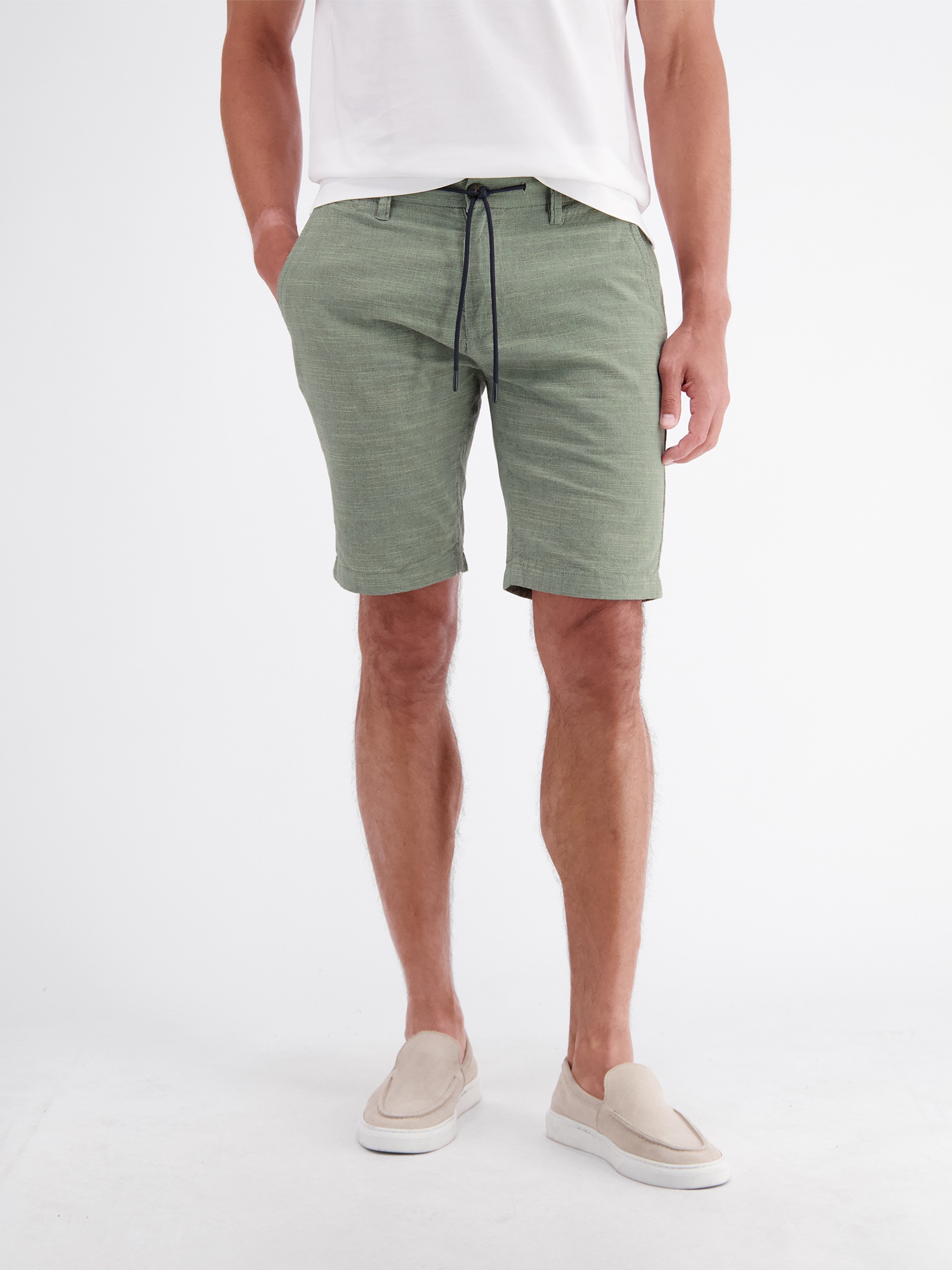 LERROS Chinoshorts "Sommerliche Chino-Shorts aus reiner Baumwolle mit Tunnelzug"