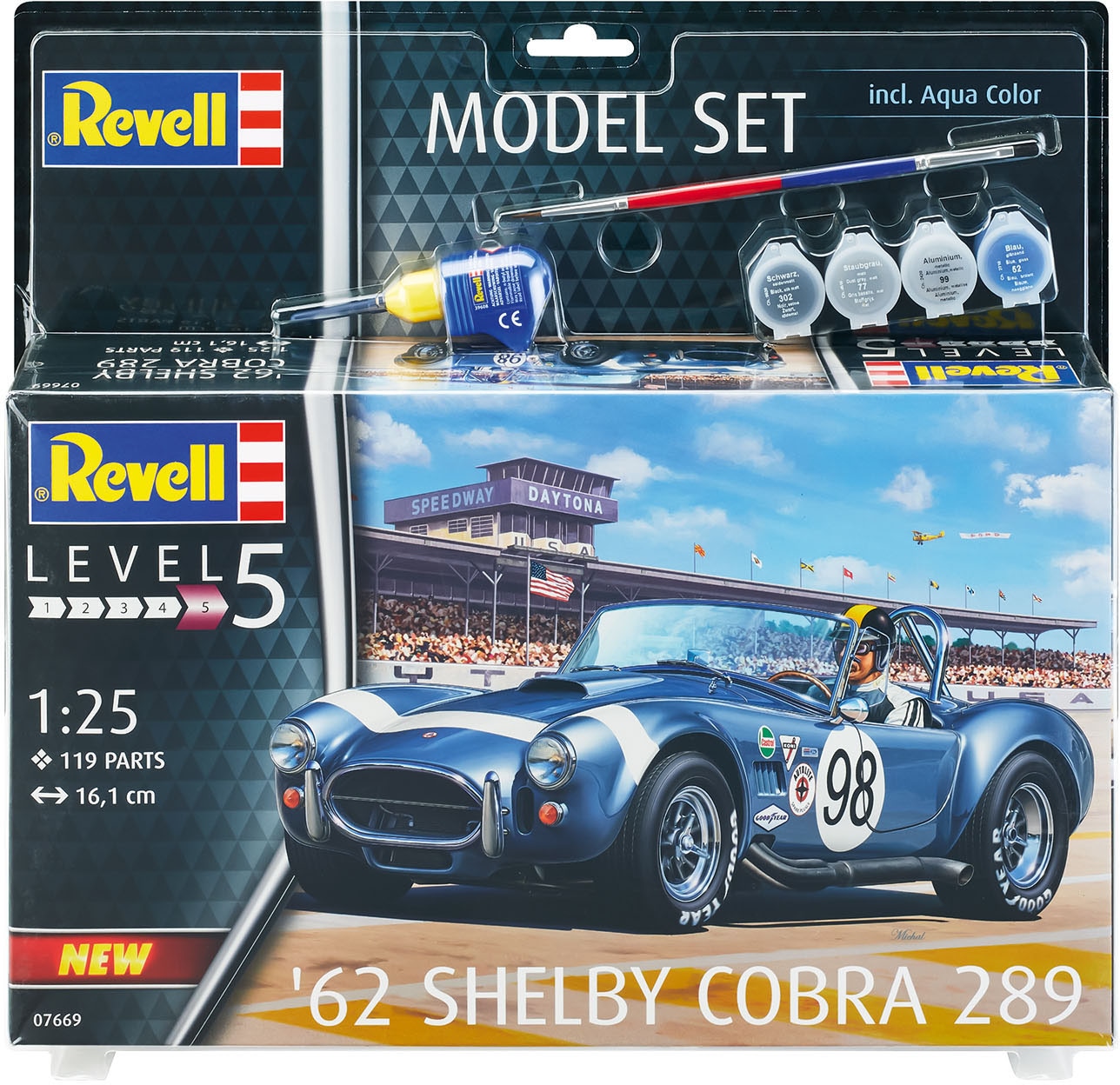 Revell® Modellbausatz »'62 Shelby Cobra 289«, 1:25