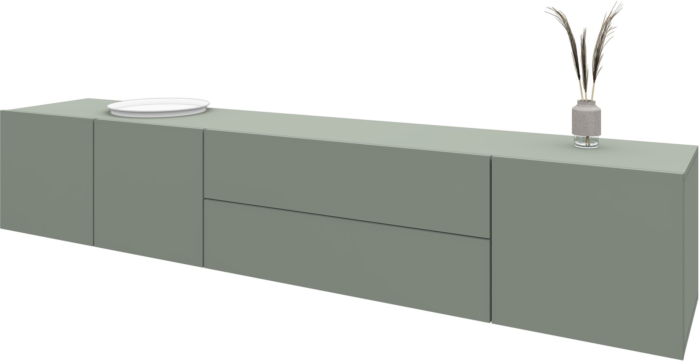 borchardt Möbel Lowboard "Sophia", Breite 190 cm, stehend und hängend monti günstig online kaufen