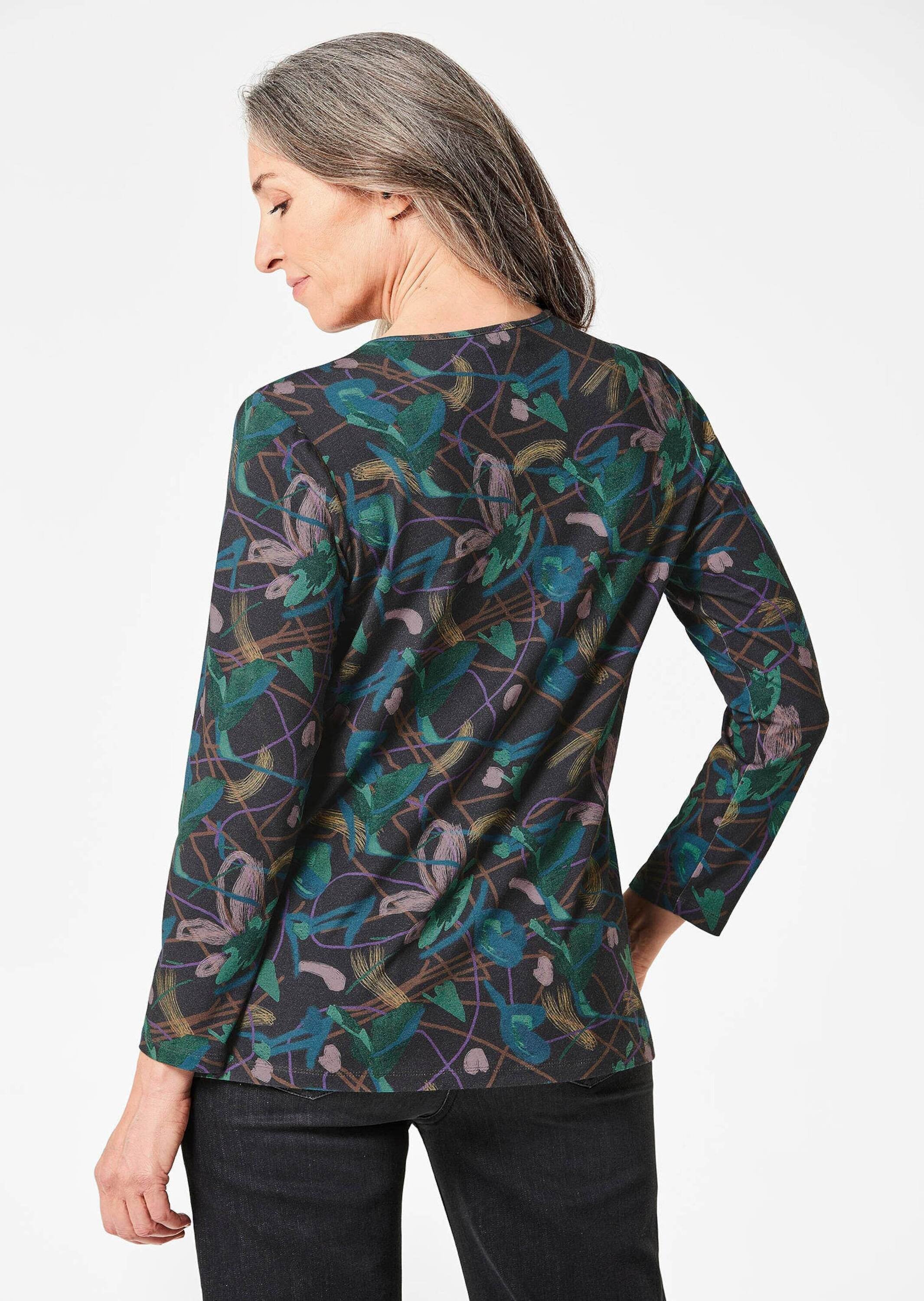 GOLDNER Langarmshirt »Druckshirt Druckshirt«