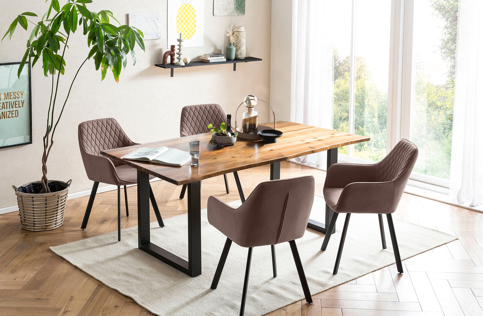 SalesFever Essgruppe "Stilvolle Essgruppe zum Wohlfühlen" Set, 5 Stk. tlg. günstig online kaufen