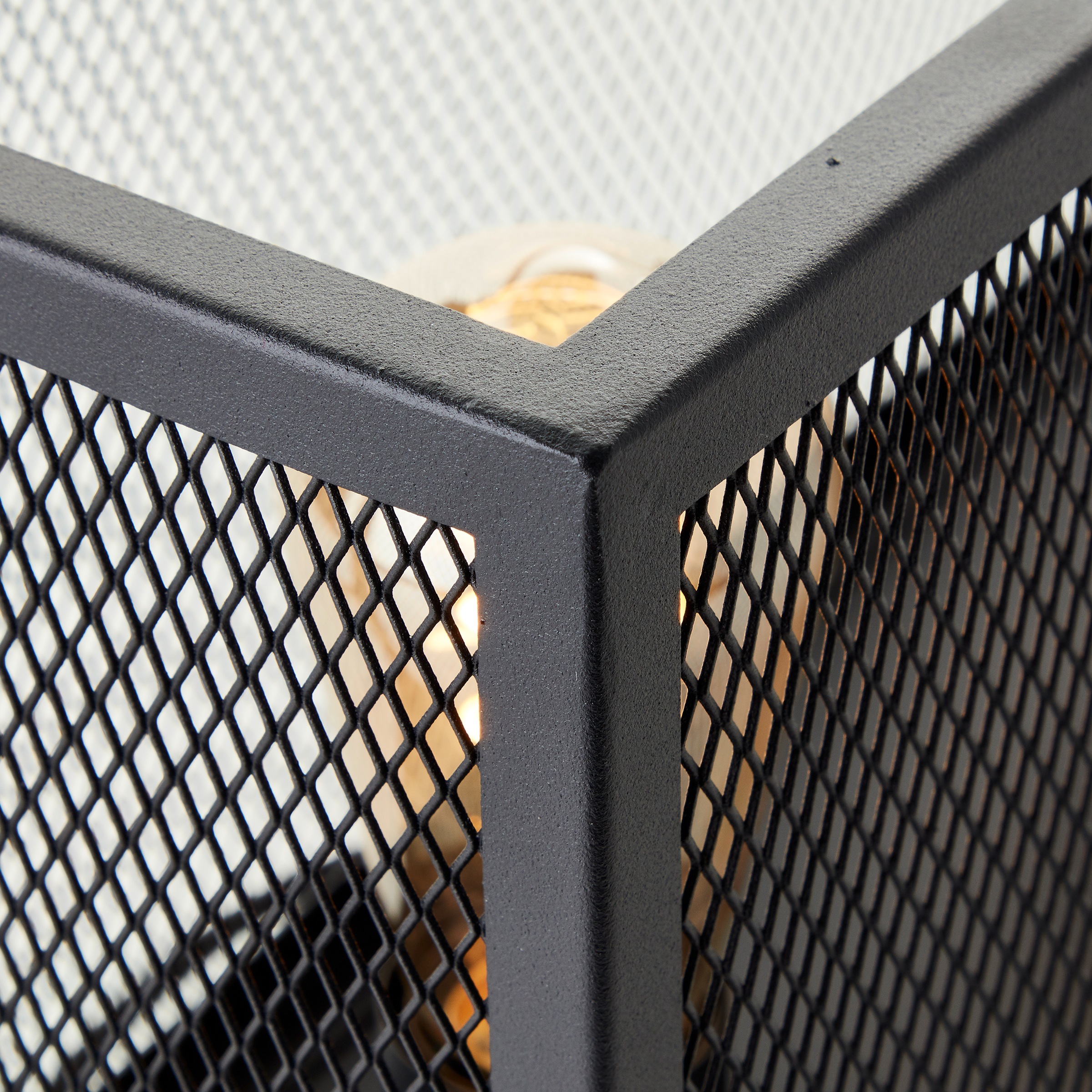 Brilliant Tischleuchte »Maze«, 2 flammig-flammig, 26 x 15 x 40 cm, 2 x E27,  Metall, schwarz korund | BAUR | Tischlampen