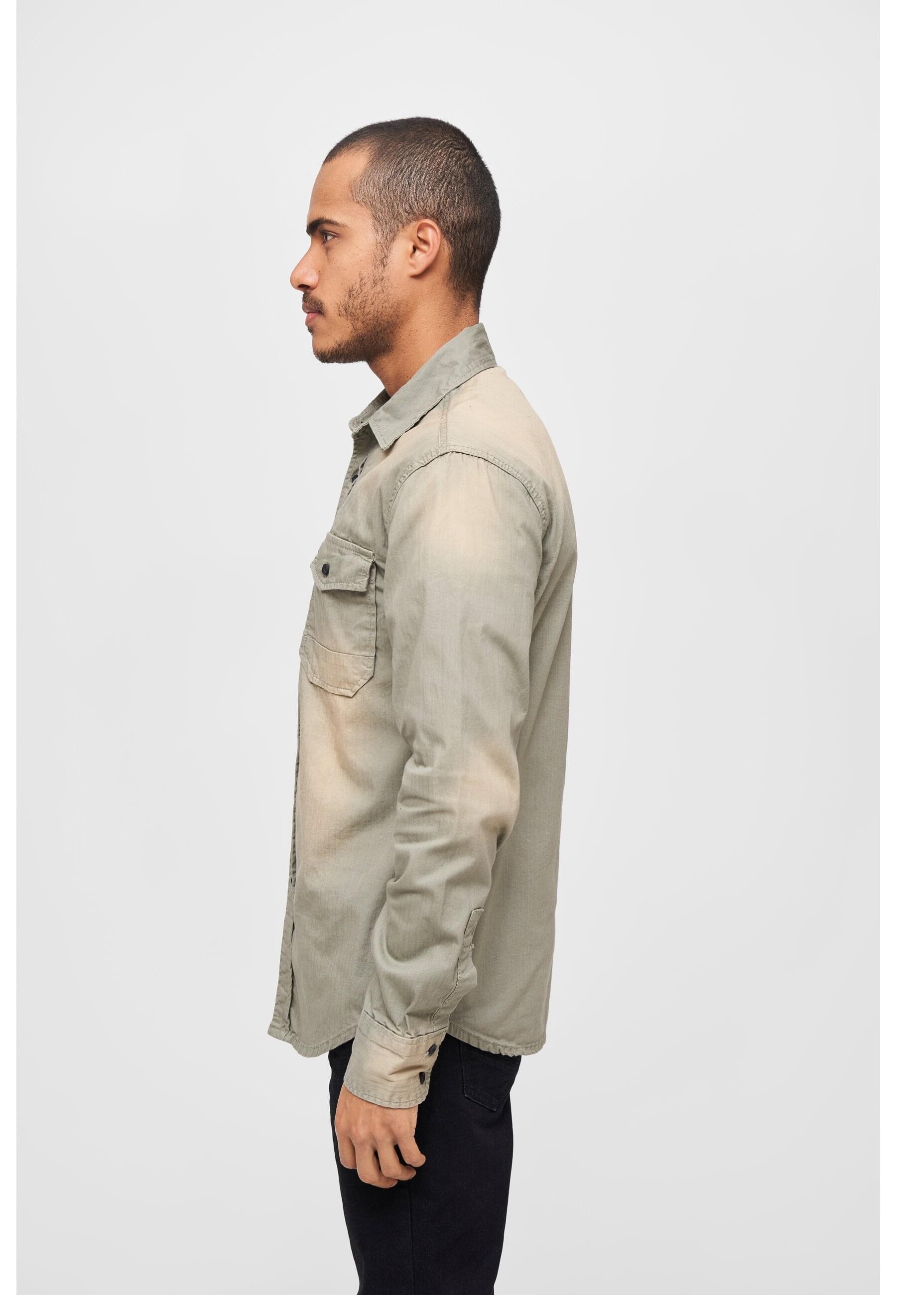 Brandit Langarmhemd "Brandit Herren Hardee Denim Shirt" 1 Stk. tlg. günstig online kaufen