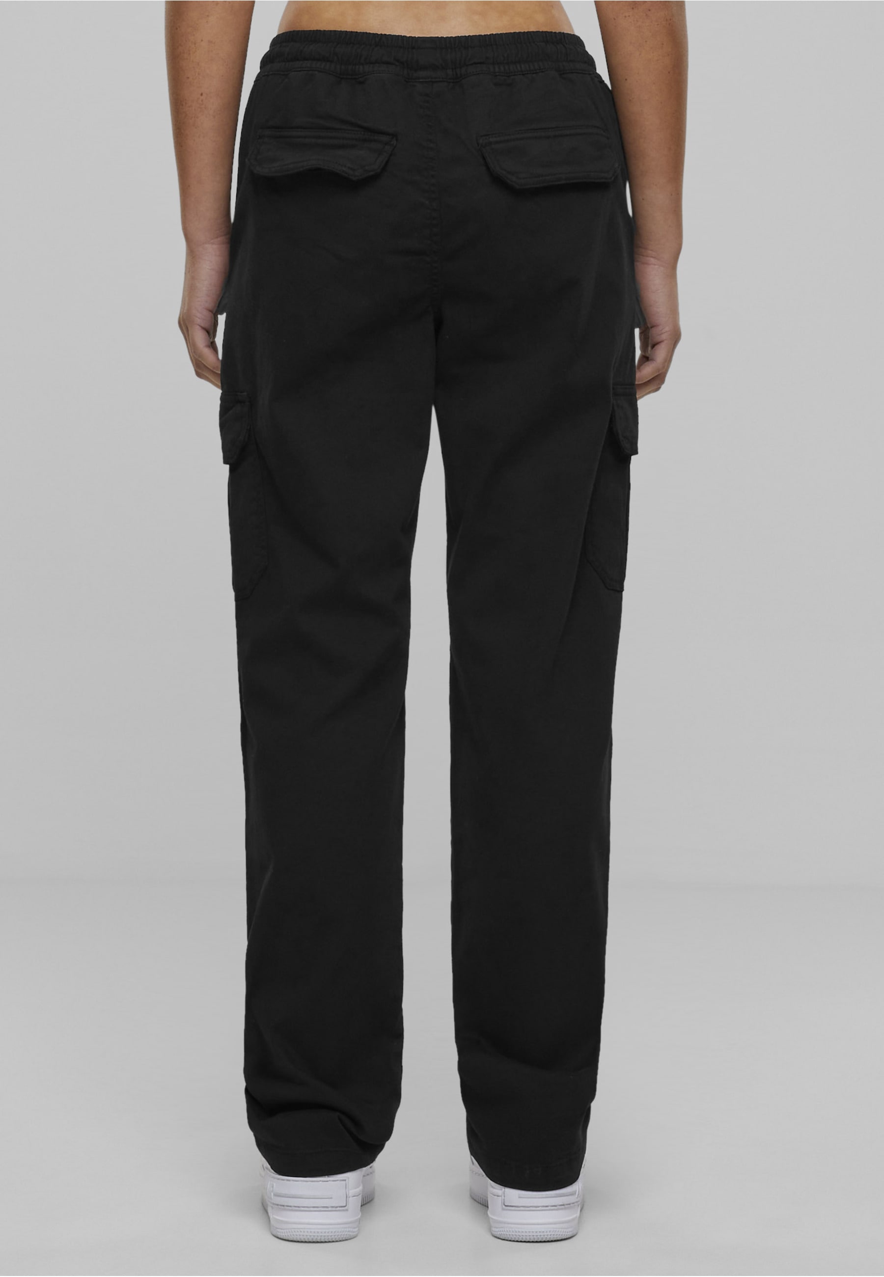 URBAN CLASSICS Cargohose »Urban Classics Damen Ladies High Waist Twill Cargo Pants«
