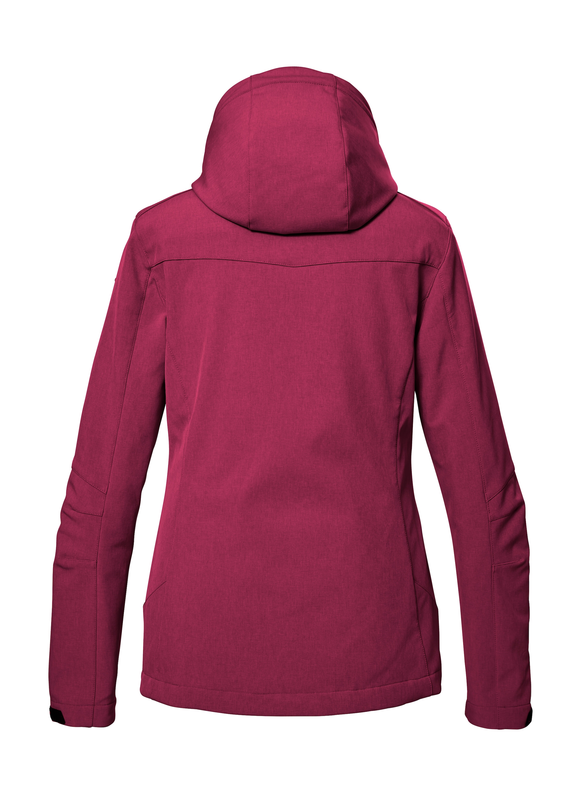 Killtec Softshelljacke »Damen Softshelljacke«, Wasserabweisende, winddichte Softshelljacke mit abnehmbarer Kapuze