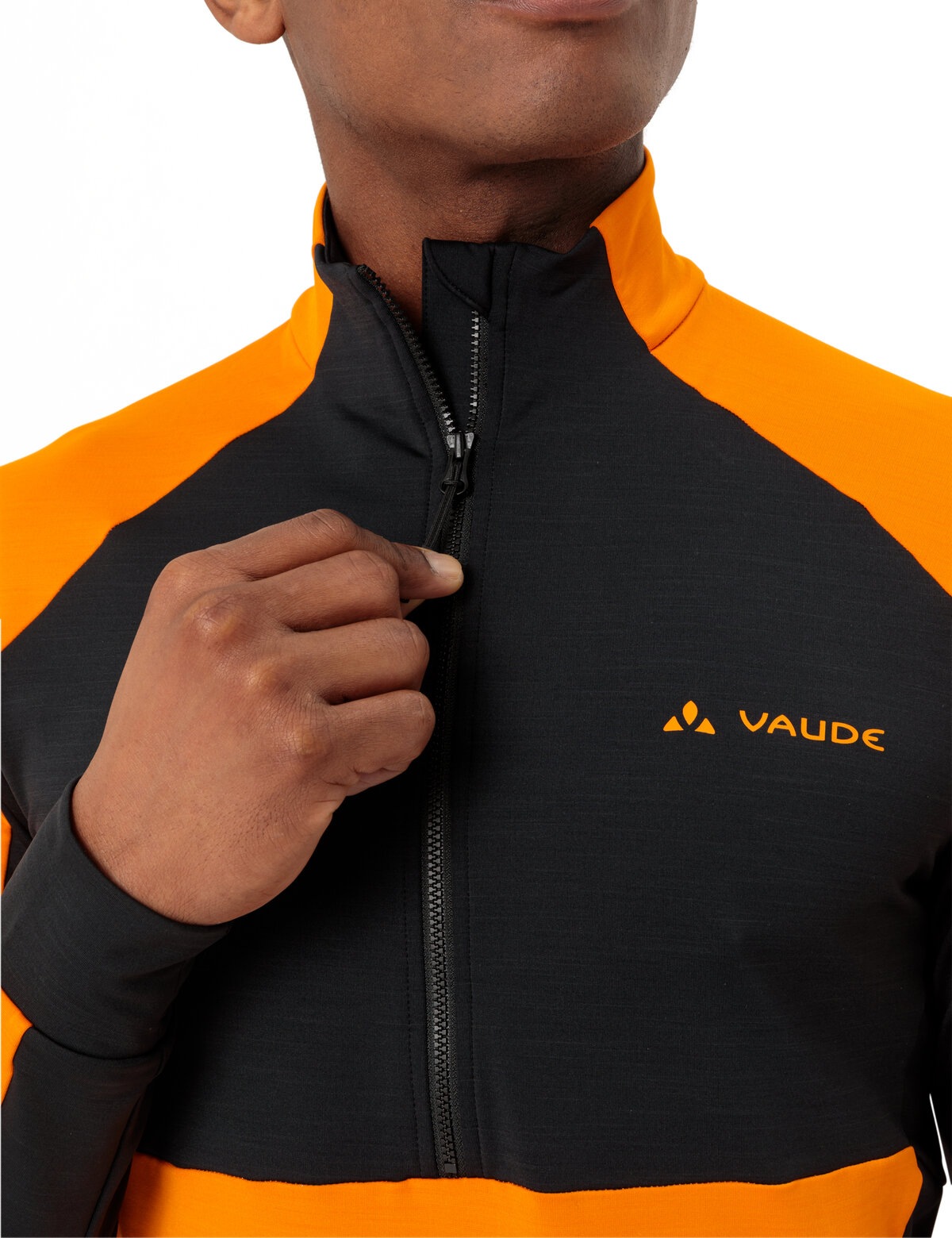 VAUDE Radtrikot »MEN'S KURO HALFZIP LS TRICOT«, Fahrradshirt
