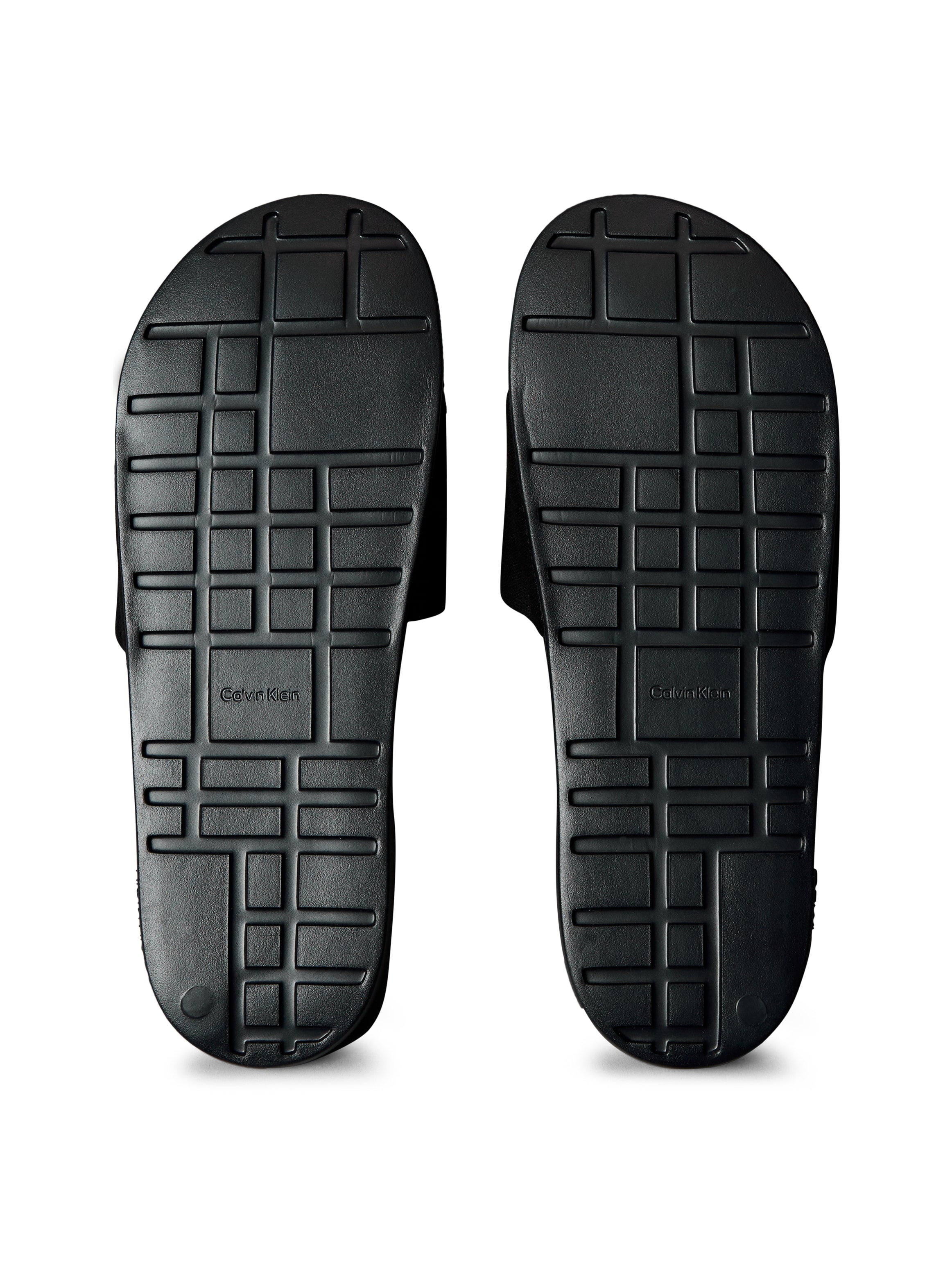 Calvin Klein Jeans Pantolette »ESS SLIDE CV«  Badeschuh, Flat, Poolslides mit Logoschriftzug -klein ausfallend