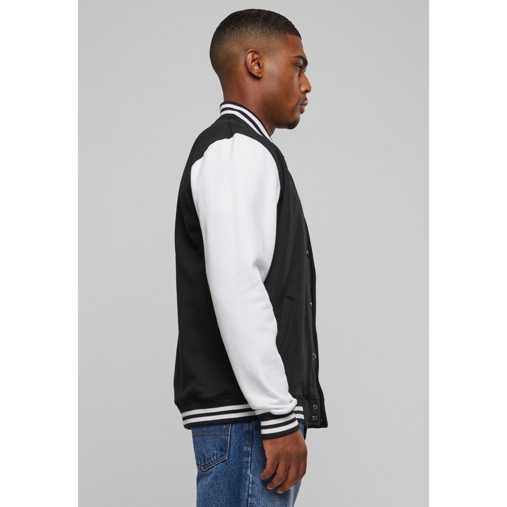 URBAN CLASSICS Allwetterjacke »Urban Classics Herren 2-tone College Sweatjacket«, (1 St.), ohne Kapuze