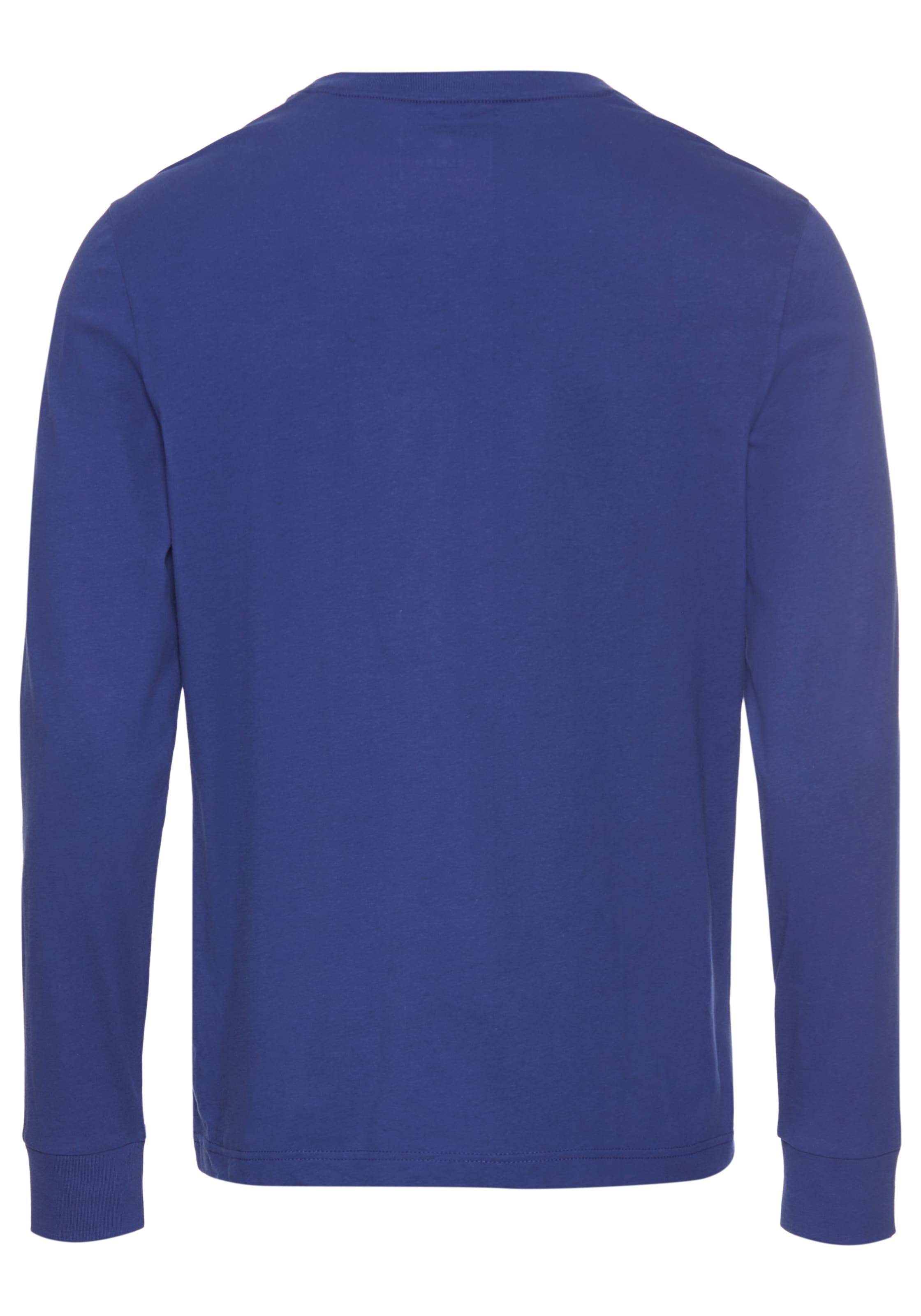 DELMAO Rundhalsshirt, mit Markenlabel
