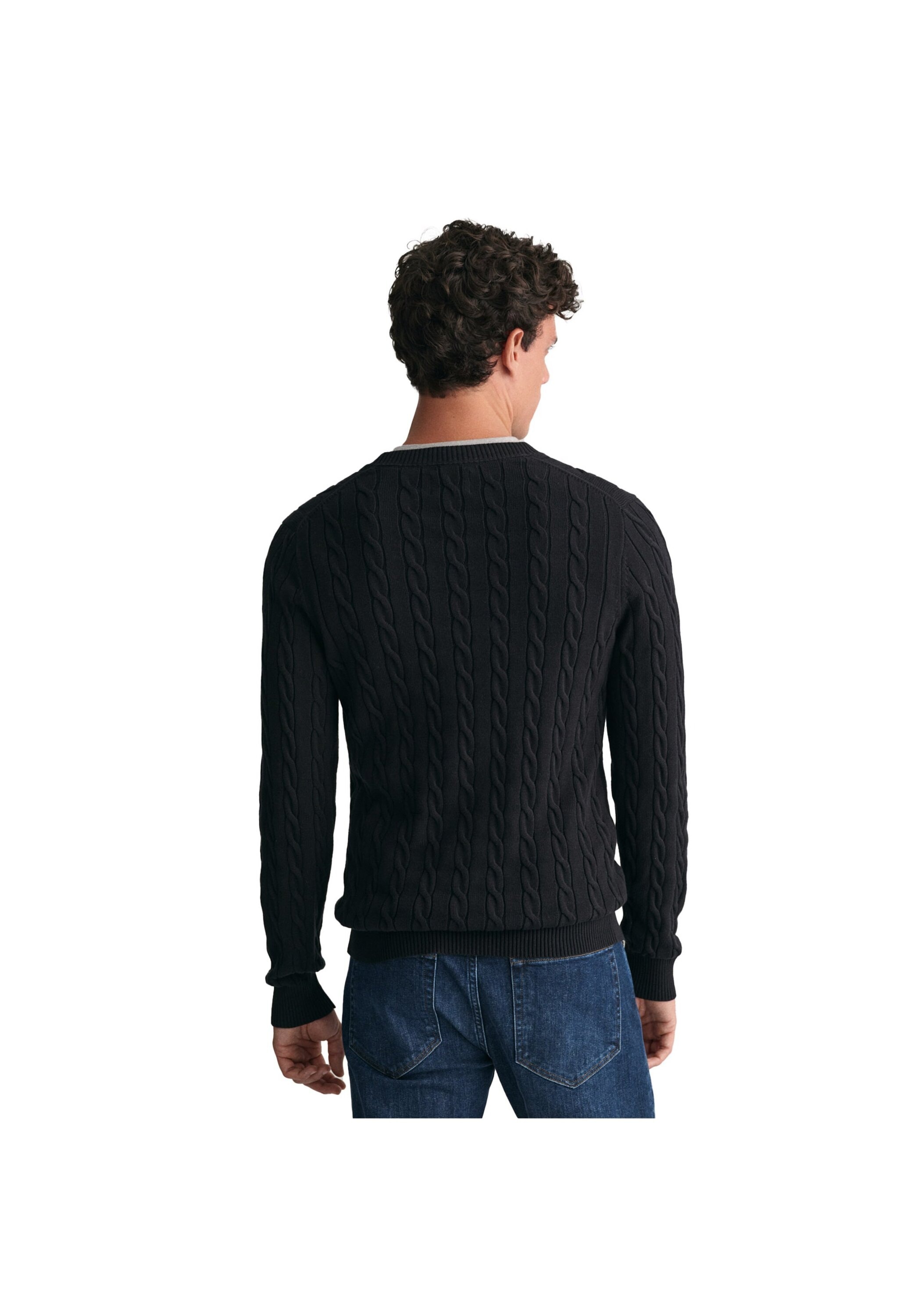 Gant Sweater »Strickpullover COTTON CABLE C-NECK«

