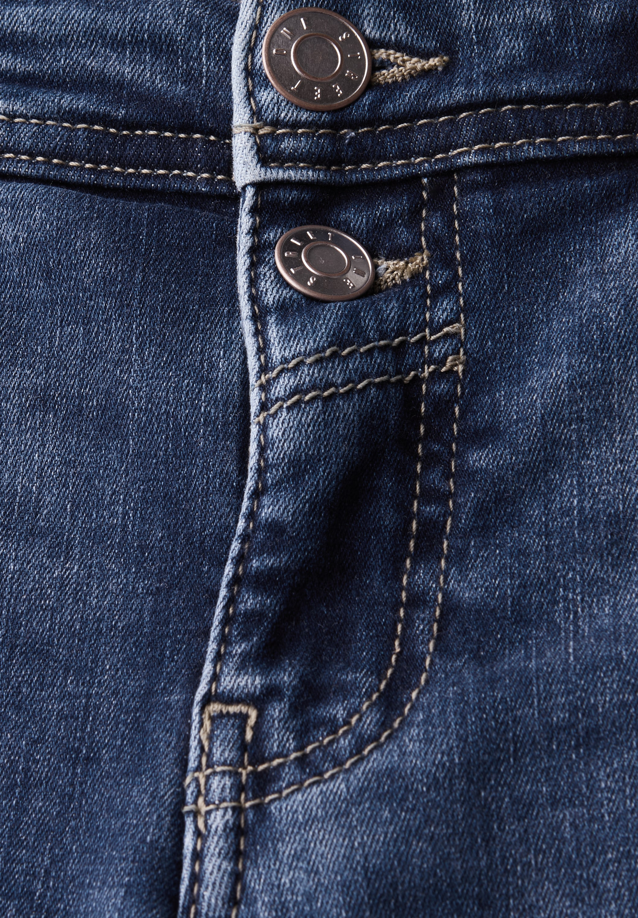 STREET ONE Comfort-fit-Jeans, Middle Waist