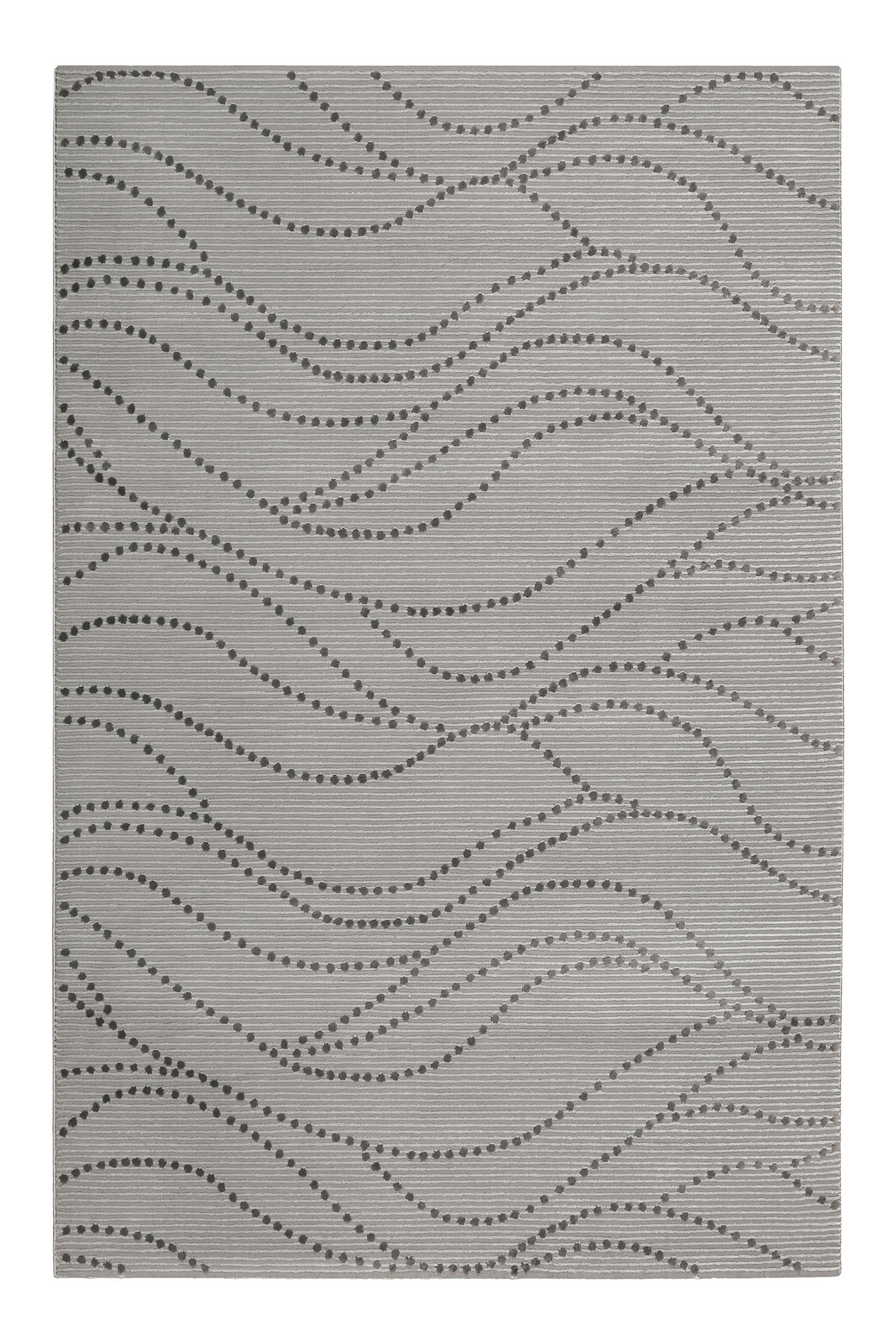 Esprit Teppich "Selena" quadratisch 12 mm Höhe Kurzflorteppich, gewebt, Punkte, modern, abstrakt, trendig, wellig