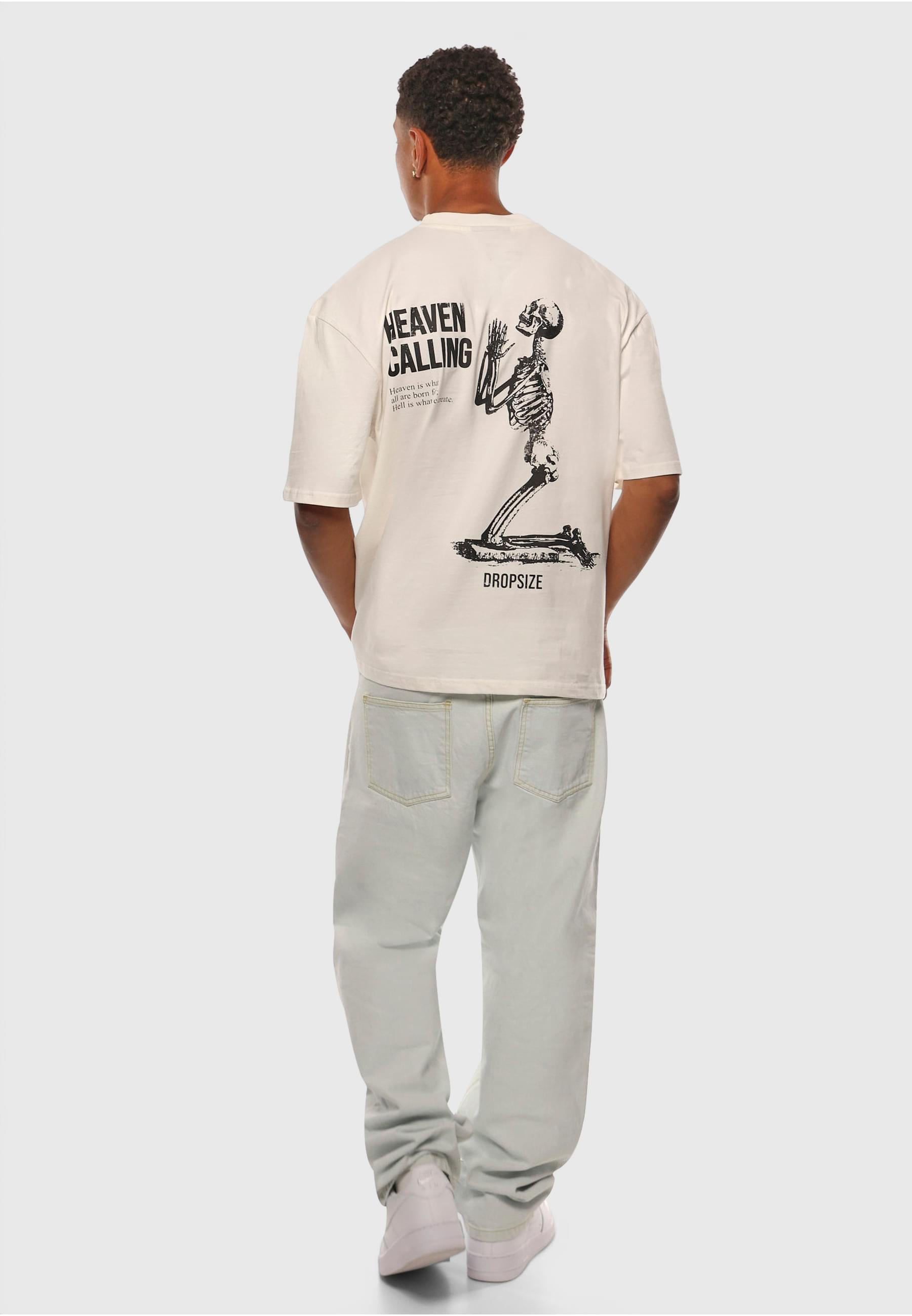 Dropsize T-Shirt »Dropsize Dropsize Heavy Oversize Heaven Calling T-Shirt«, (1 tlg.)