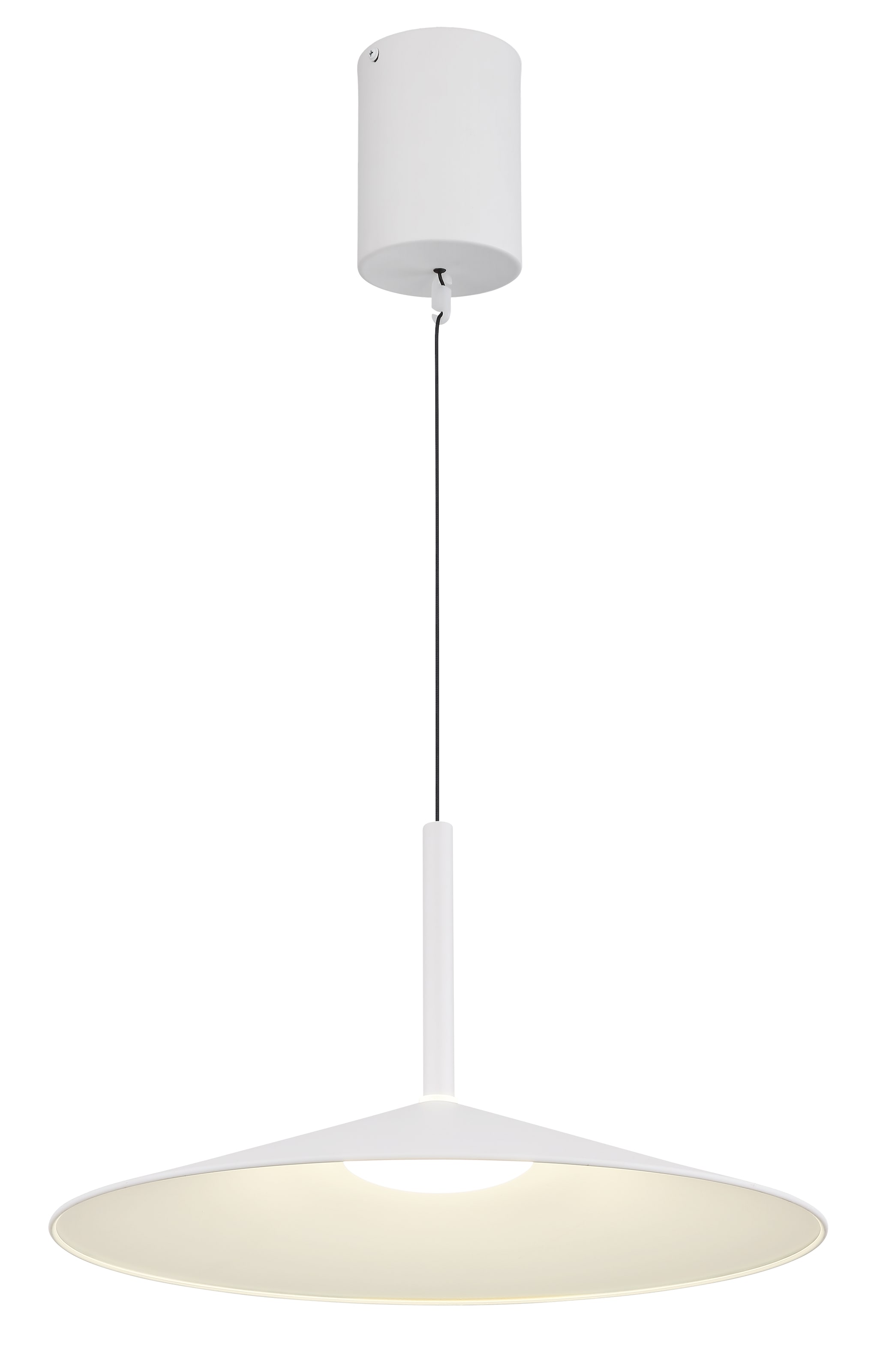 GLOBO LIGHTING Hängeleuchte »LAMPONE« LED-Modul 1 Stk. Warmweiß Hängeleuchte, Opalglas, Soft-Lift, LED 18W