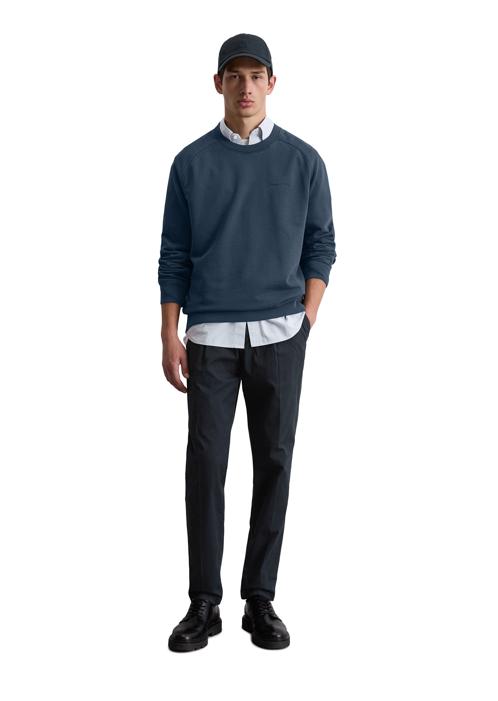Marc O'Polo Sweatshirt »aus recycelter Baumwolle«