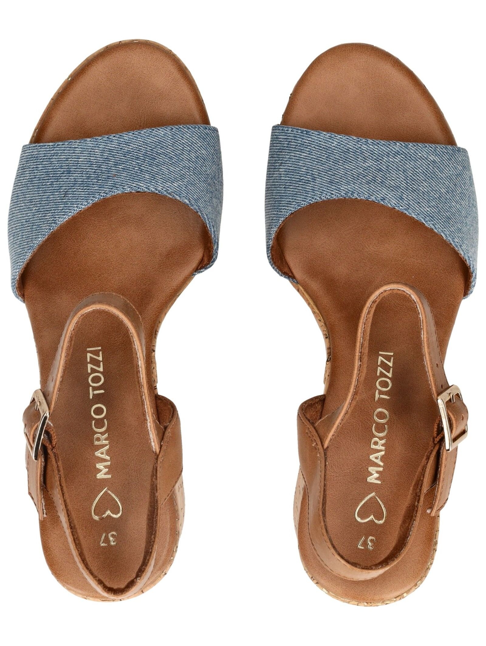 MARCO TOZZI High-Heel-Sandalette »Marco Tozzi Sandalen Lederimitat/Textil«